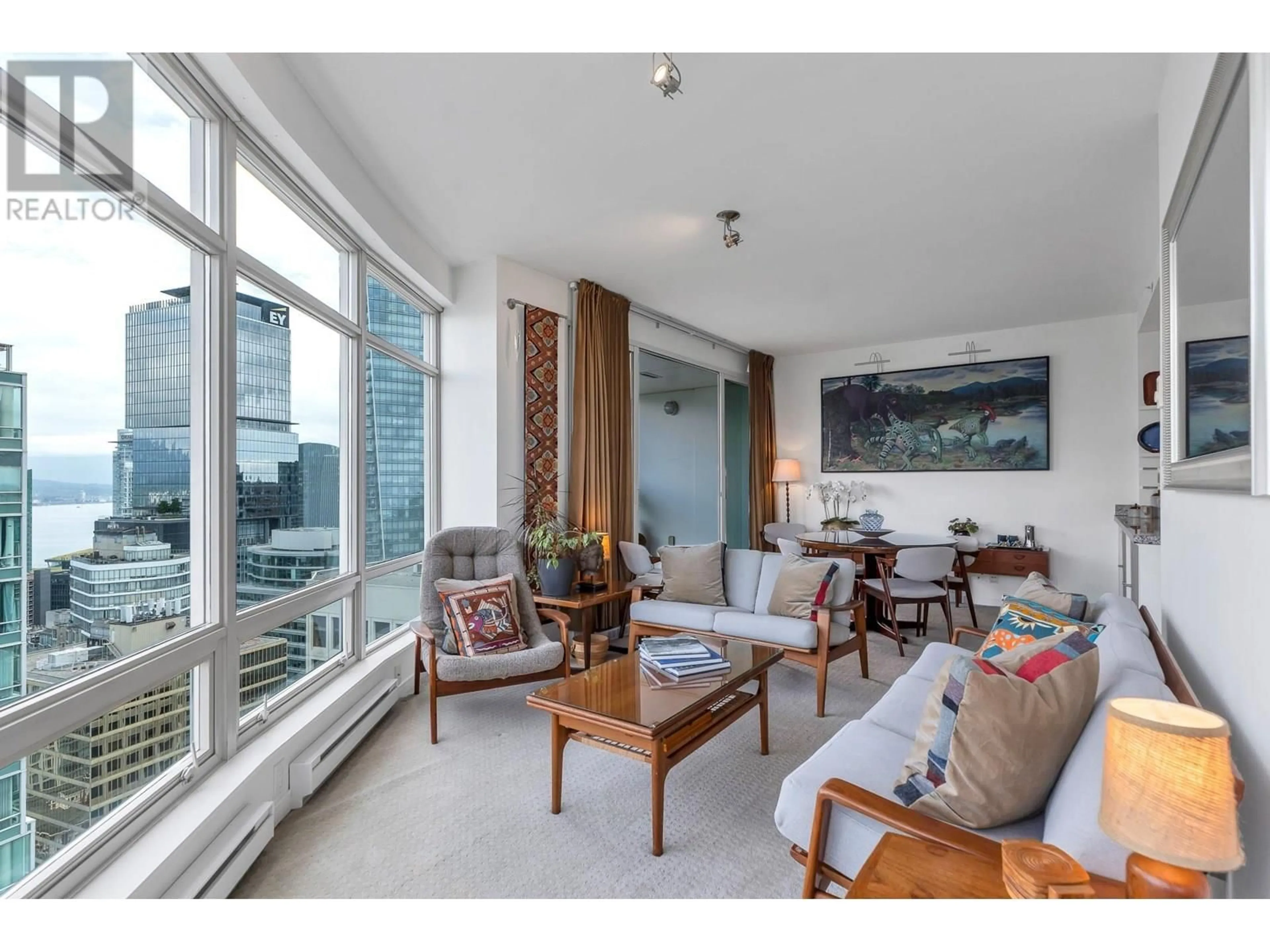 Living room with furniture, unknown for 3003 - 1200 ALBERNI STREET, Vancouver British Columbia V6E1A6