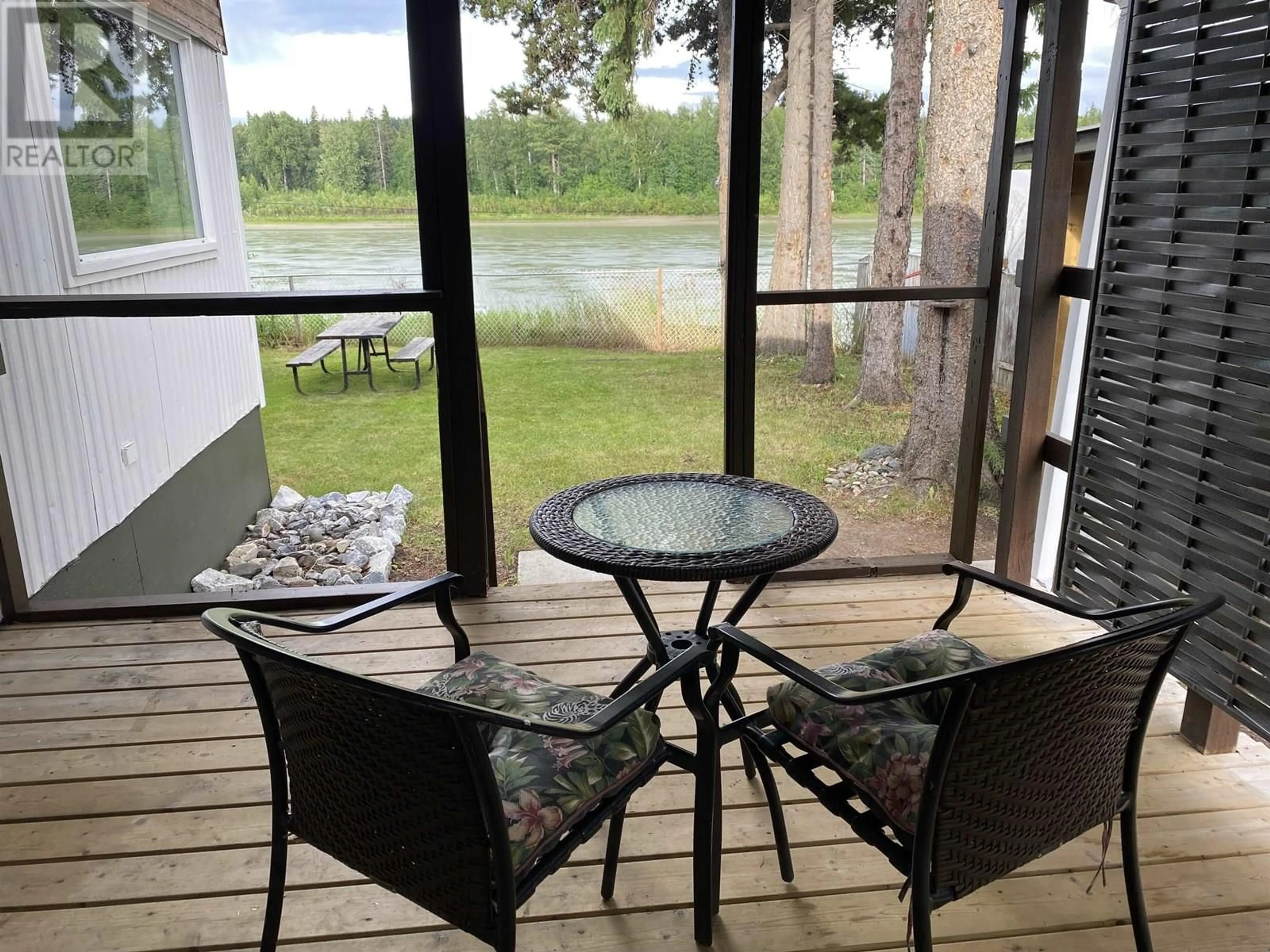 Patio, water/lake/river/ocean view for 109 - 3730 LANSDOWNE ROAD, Prince George British Columbia V2N2S5