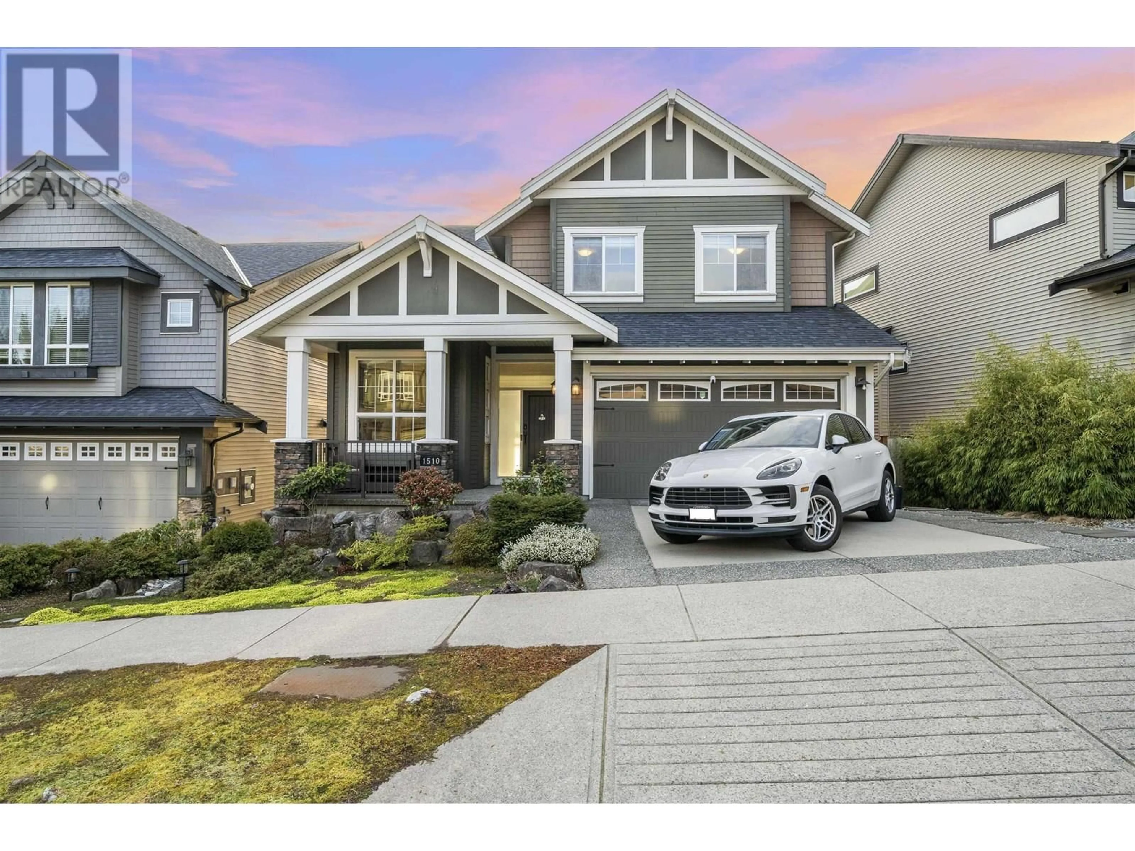 Home with vinyl exterior material, street for 1510 DAYTON STREET, Coquitlam British Columbia V3E0J6