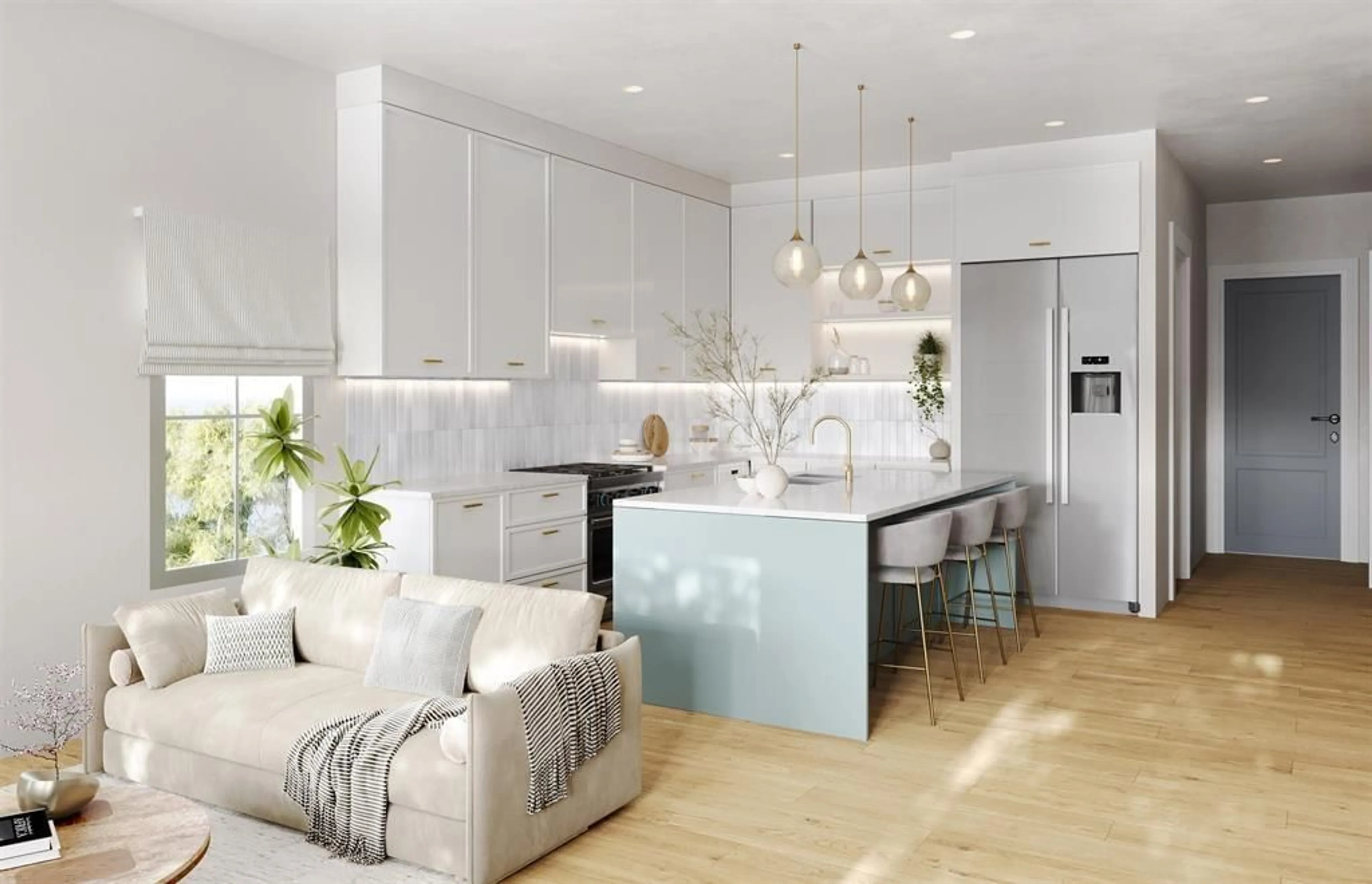 Open concept kitchen, unknown for 20443 78, Langley British Columbia V2Y1X3