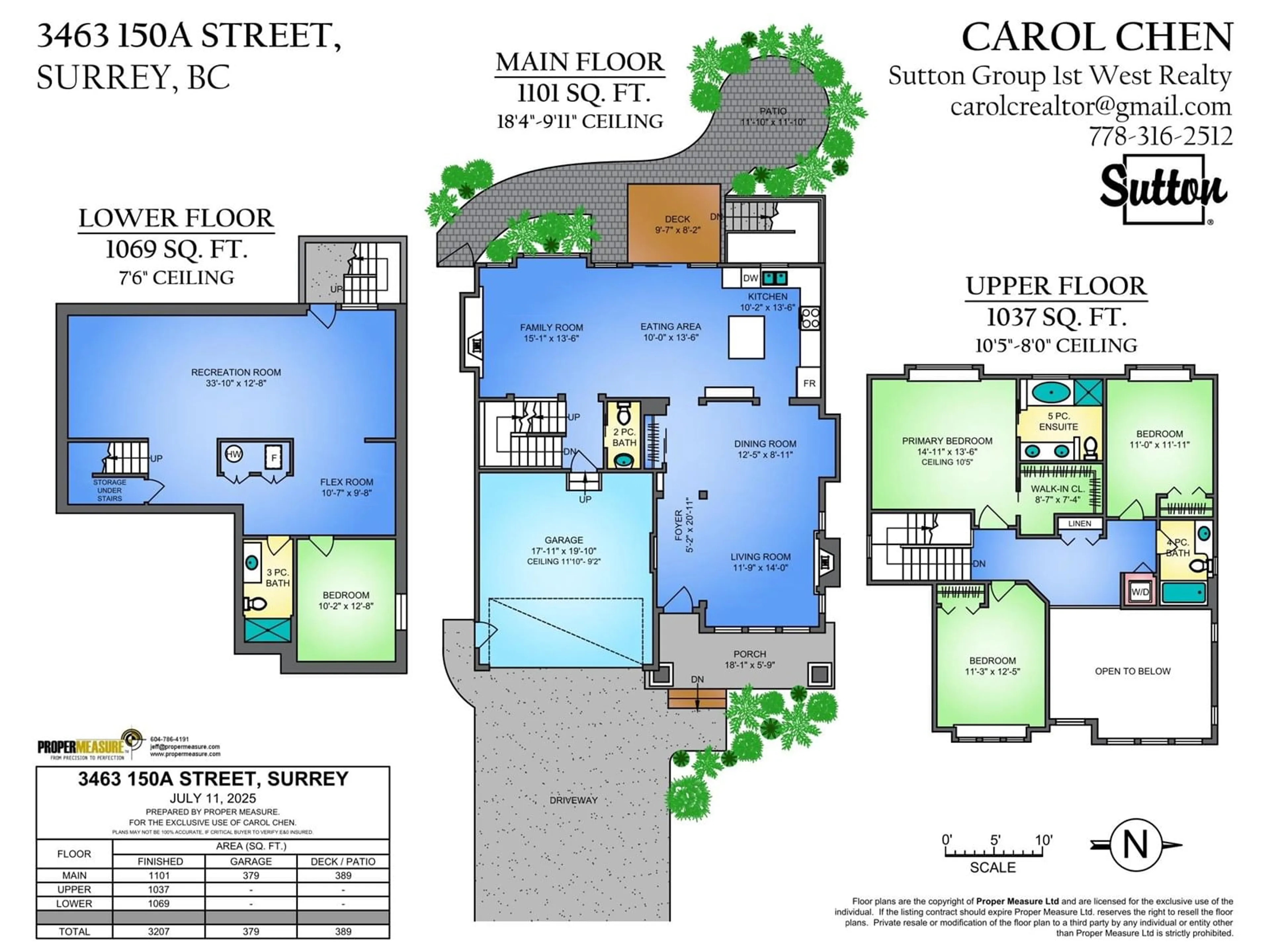 Floor plan for 3463 150A, Surrey British Columbia V3Z0Z3