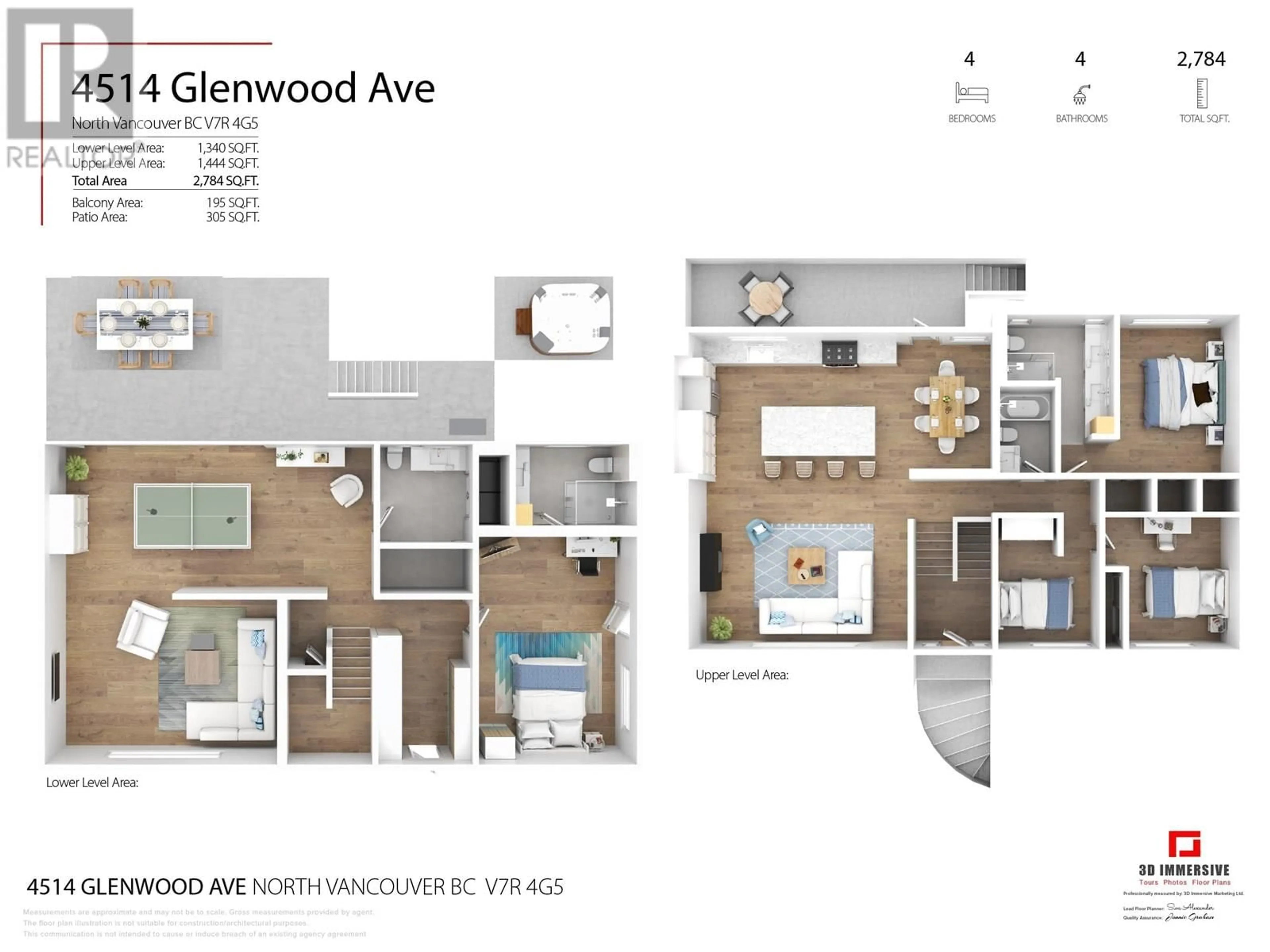 Floor plan for 4514 GLENWOOD AVENUE, North Vancouver British Columbia V7R4G5