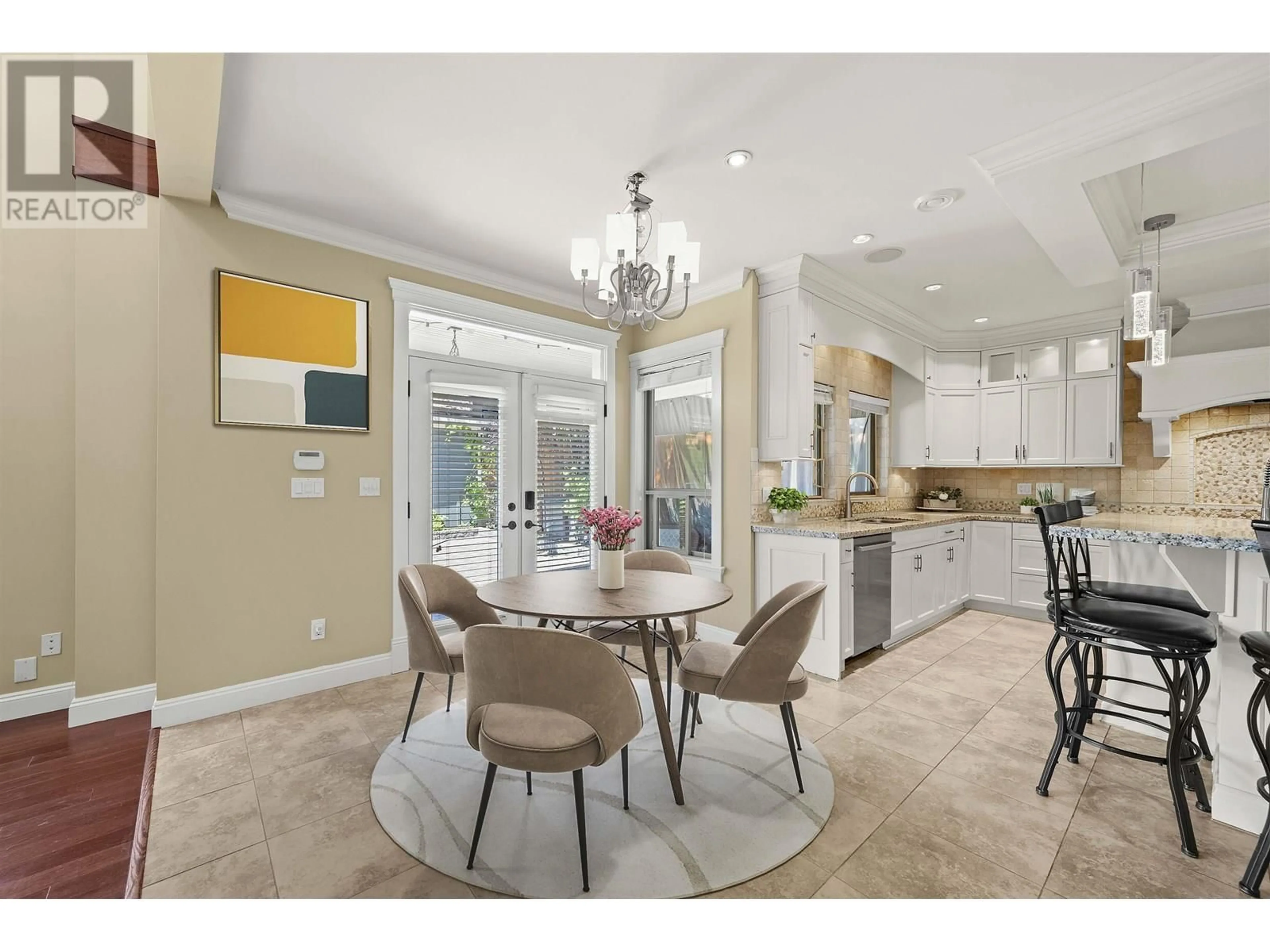 Open concept kitchen, ceramic/tile floor for 481 HOLDOM AVENUE, Burnaby British Columbia V5B3V3
