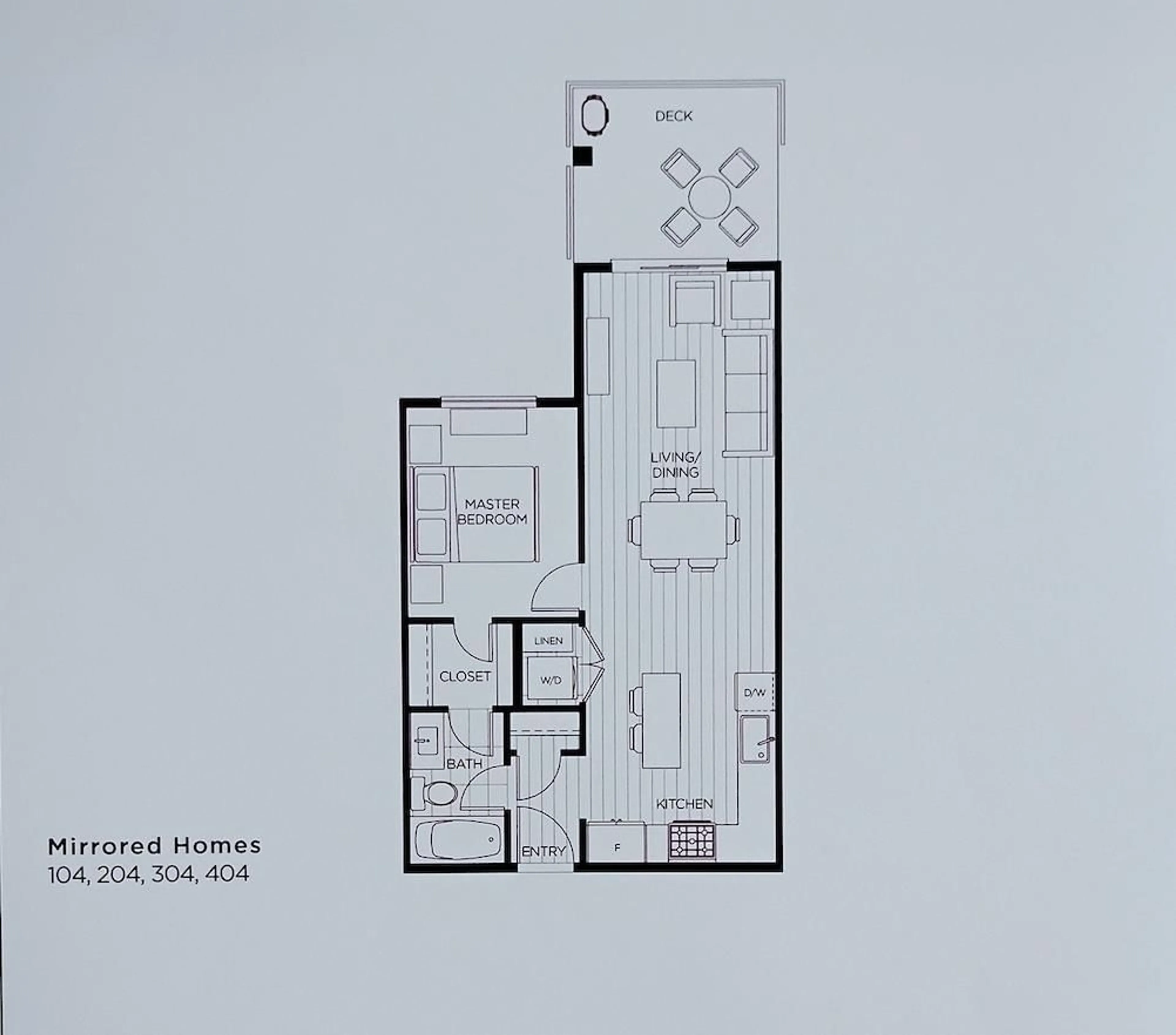 Floor plan for 104 - 7506 199A, Langley British Columbia V2Y3K9