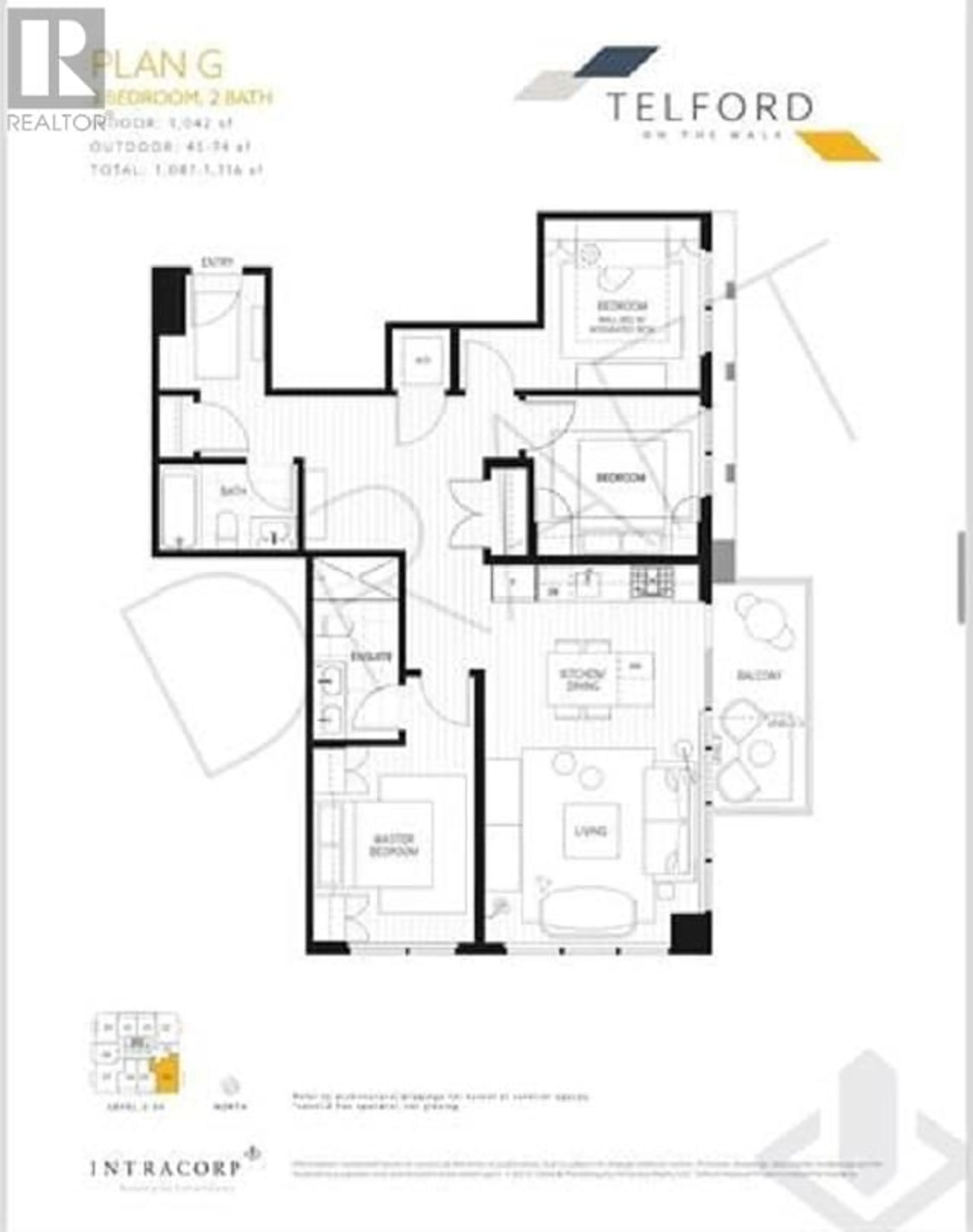 Floor plan for 2404 - 6537 TELFORD AVENUE, Burnaby British Columbia V5H0K9