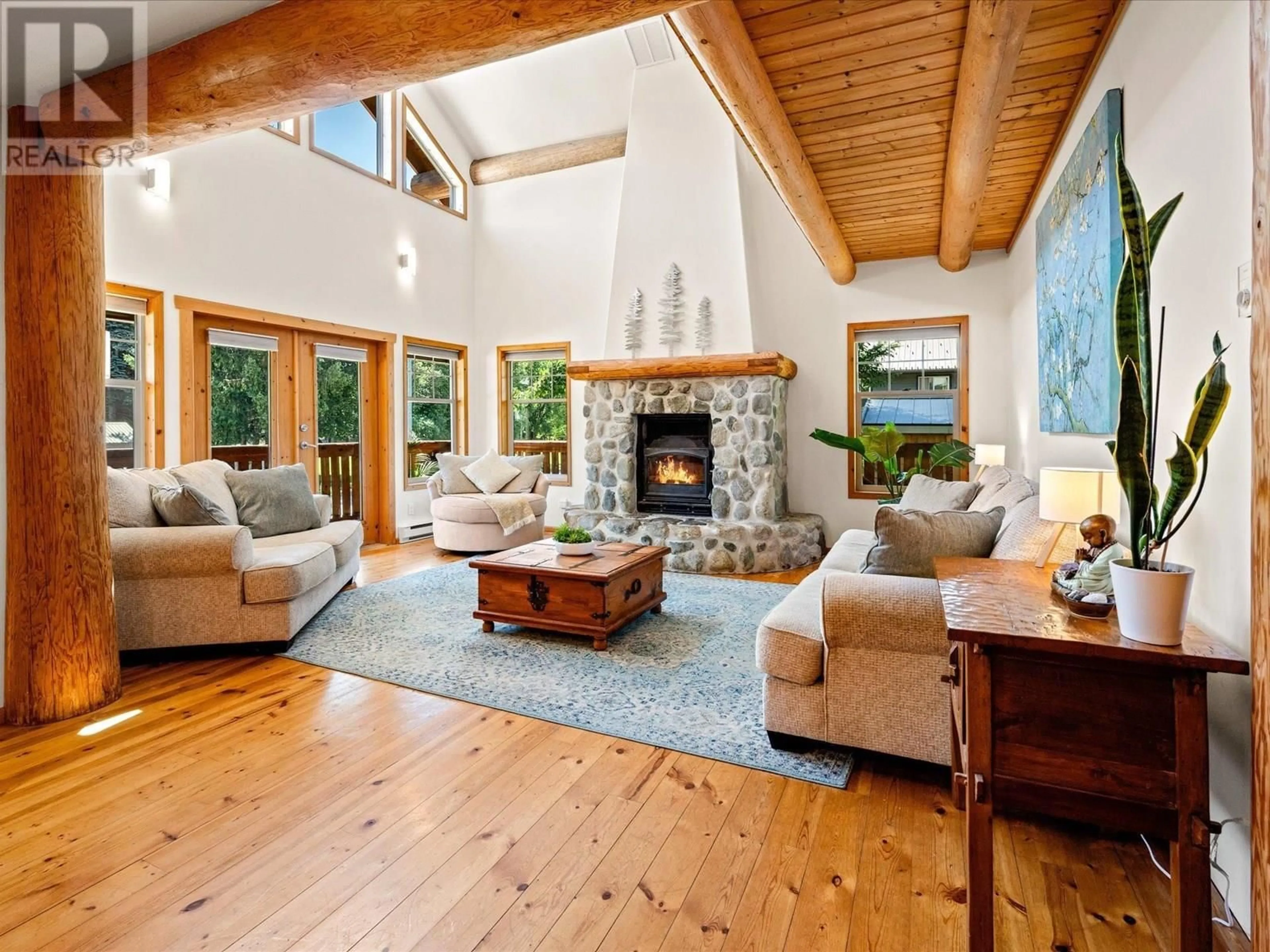 Living room with furniture, wood/laminate floor for 1474 HEMLOCK STREET, Pemberton British Columbia V0N2L1