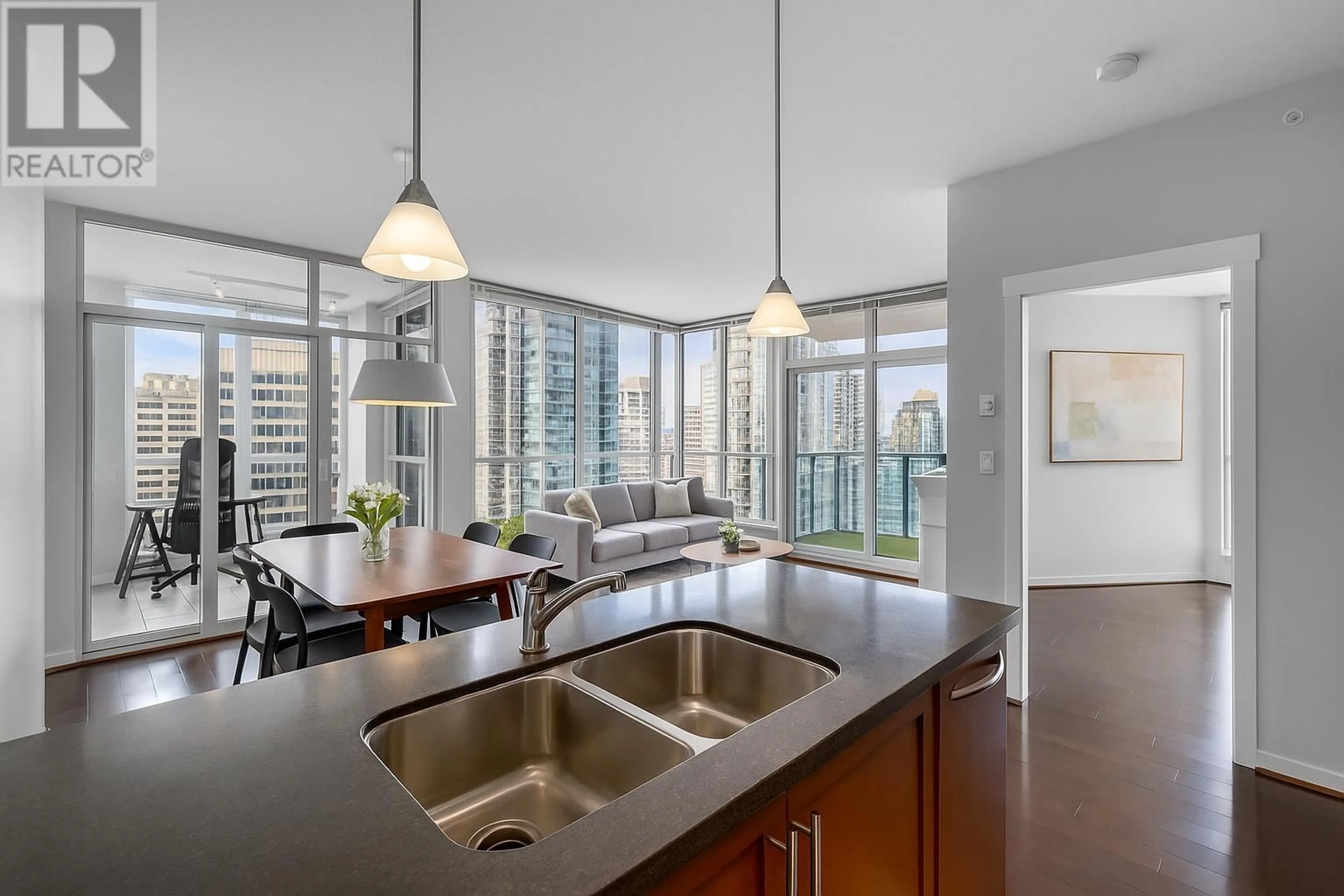 Open concept kitchen, unknown for 2206 - 1189 MELVILLE STREET, Vancouver British Columbia V6E4T8