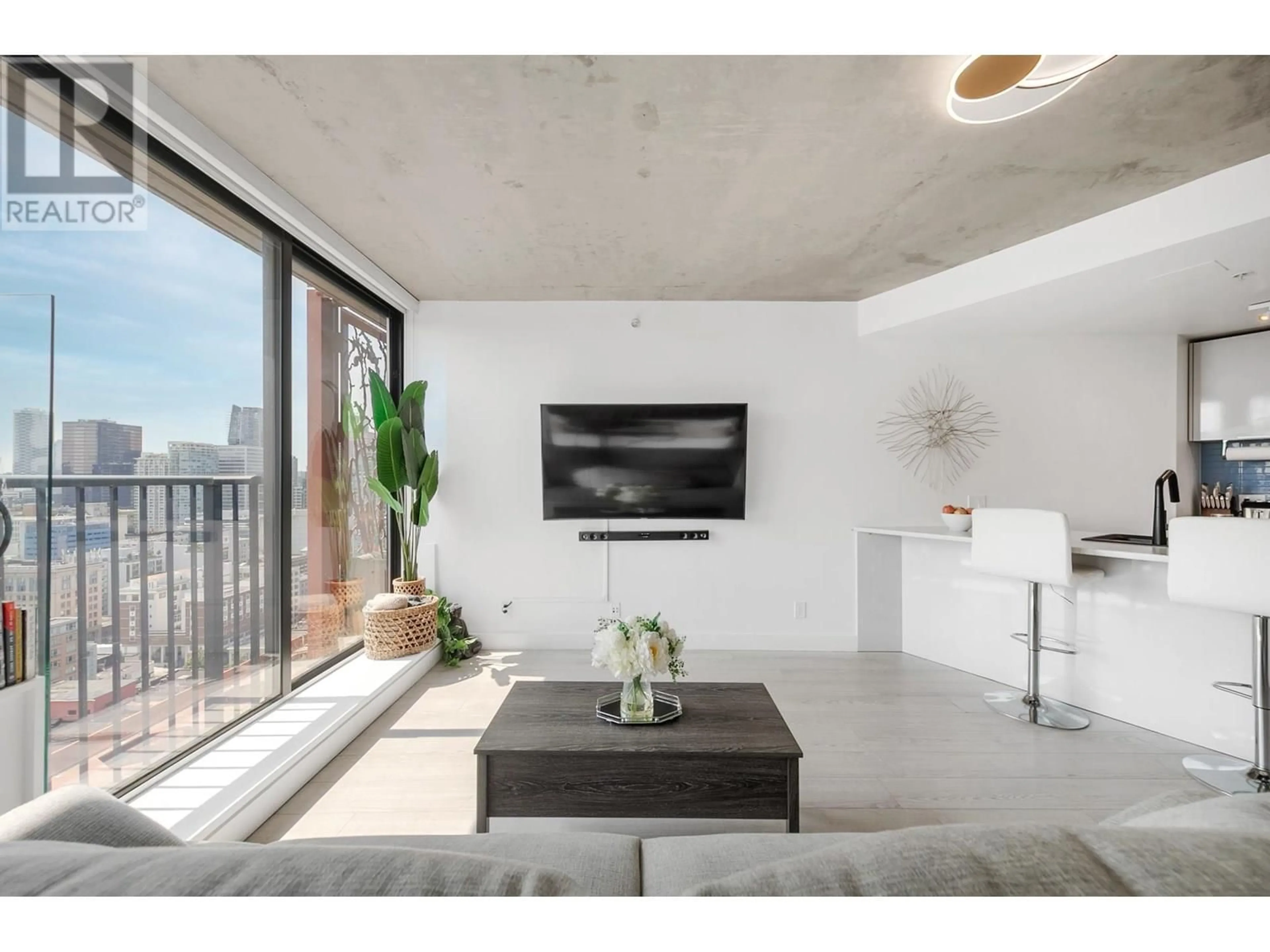 Living room with furniture, unknown for 3209 - 128 CORDOVA STREET, Vancouver British Columbia V6B0E6