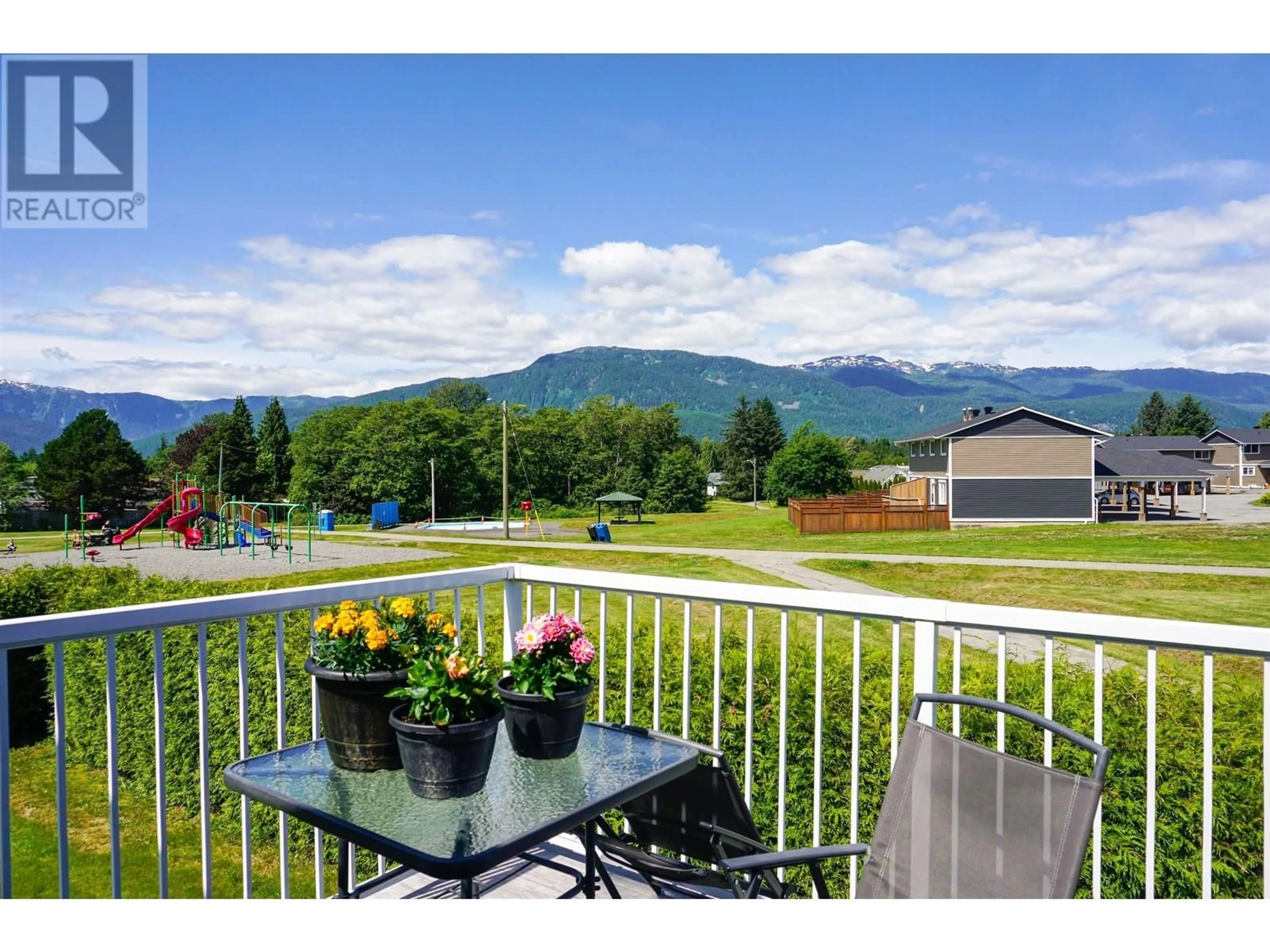 Patio, mountain view for 22 HERON STREET, Kitimat British Columbia V8C1N4
