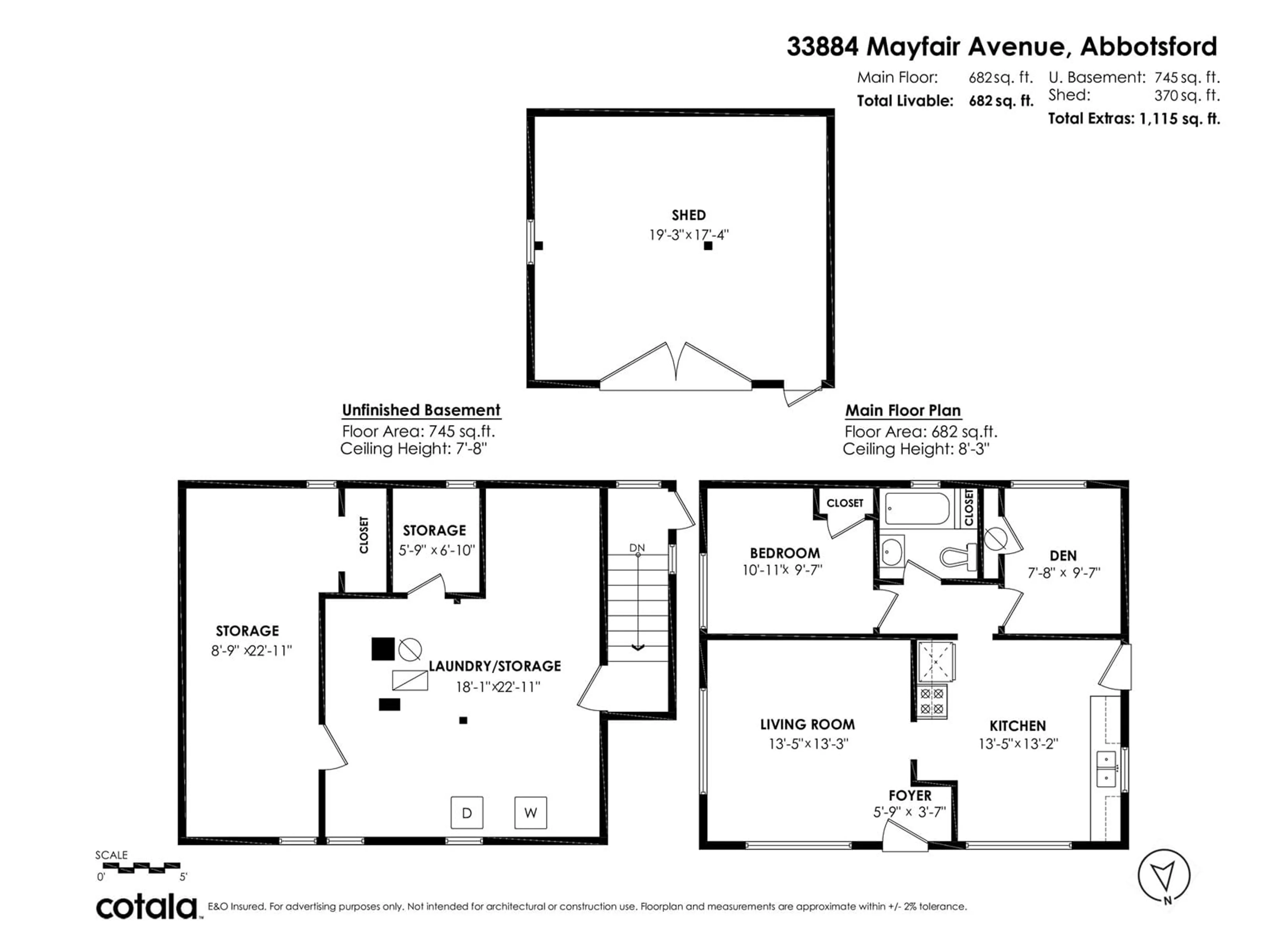 Floor plan for 33884 MAYFAIR, Abbotsford British Columbia V2S1R2