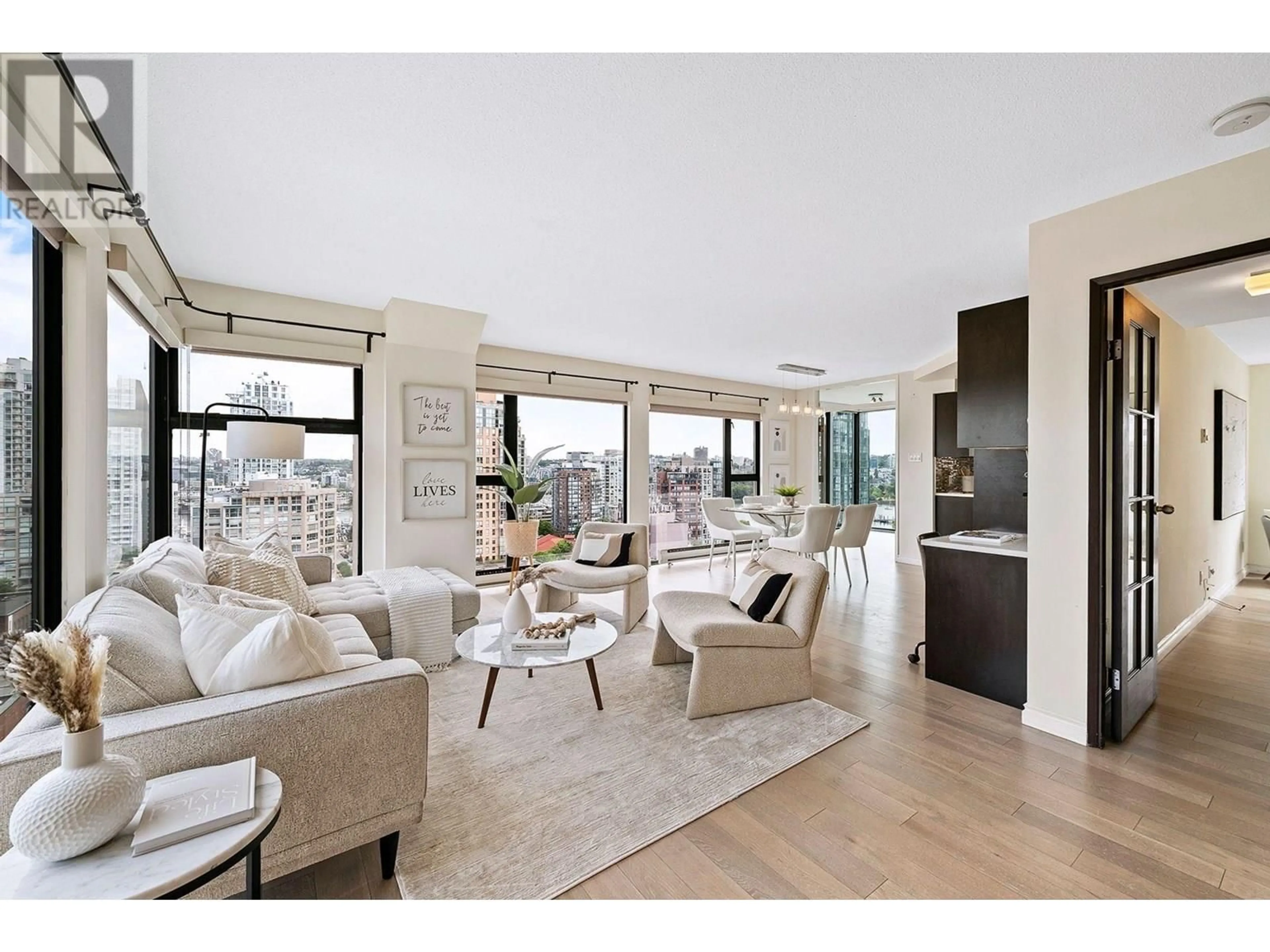 Living room with furniture, unknown for 1501 - 1155 HOMER STREET, Vancouver British Columbia V6B5T5