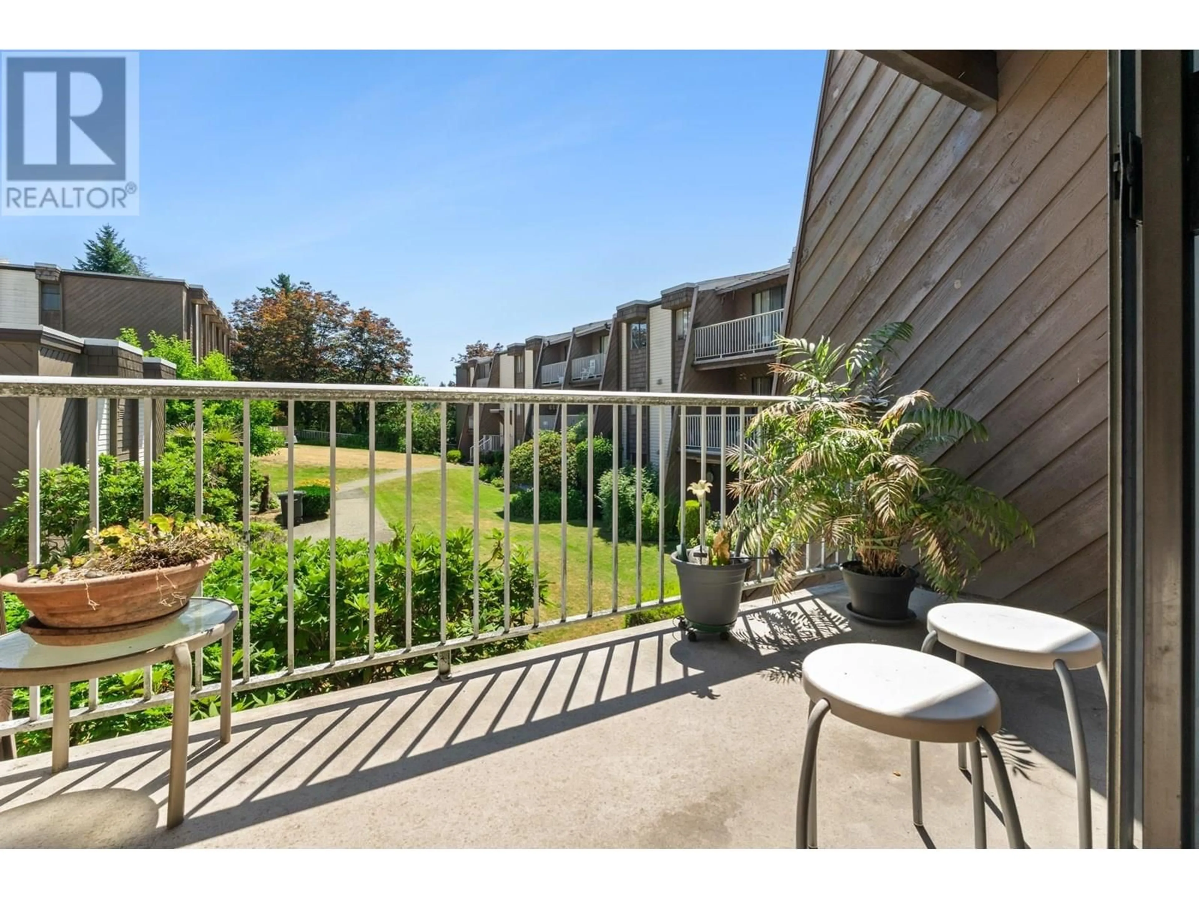 Patio, water/lake/river/ocean view for 202 - 3911 CARRIGAN COURT, Burnaby British Columbia V3N4J7