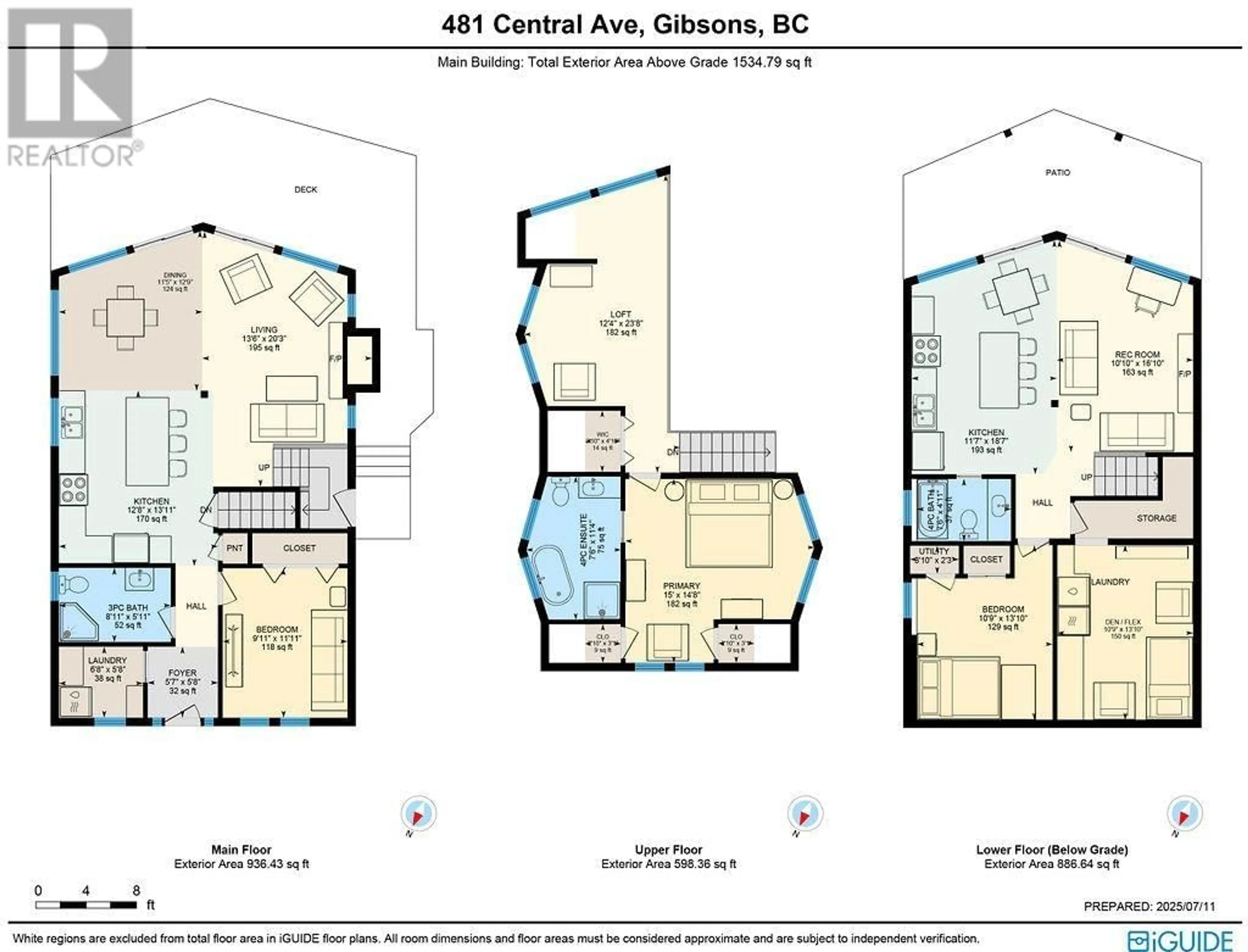 Floor plan for 481 CENTRAL AVENUE, Gibsons British Columbia V0N1V1