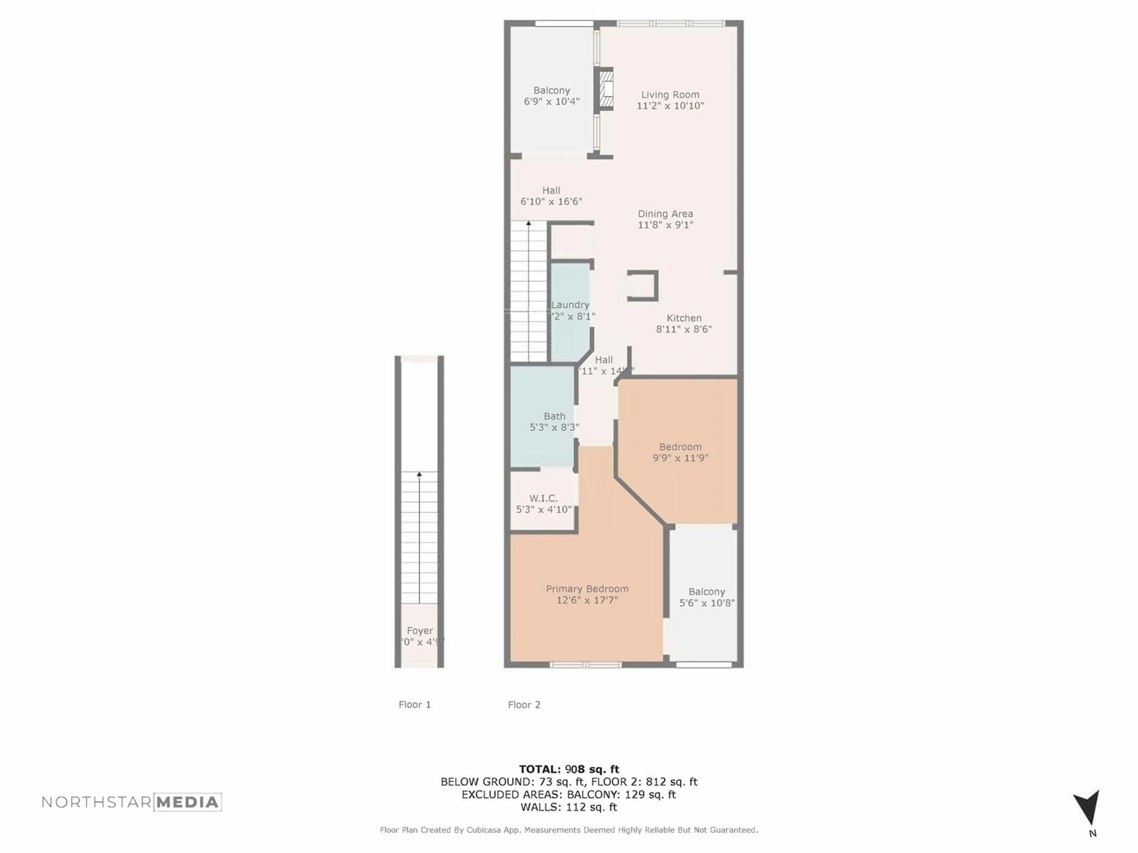 Floor plan for 201 - 19897 56, Langley British Columbia V3A3Y1