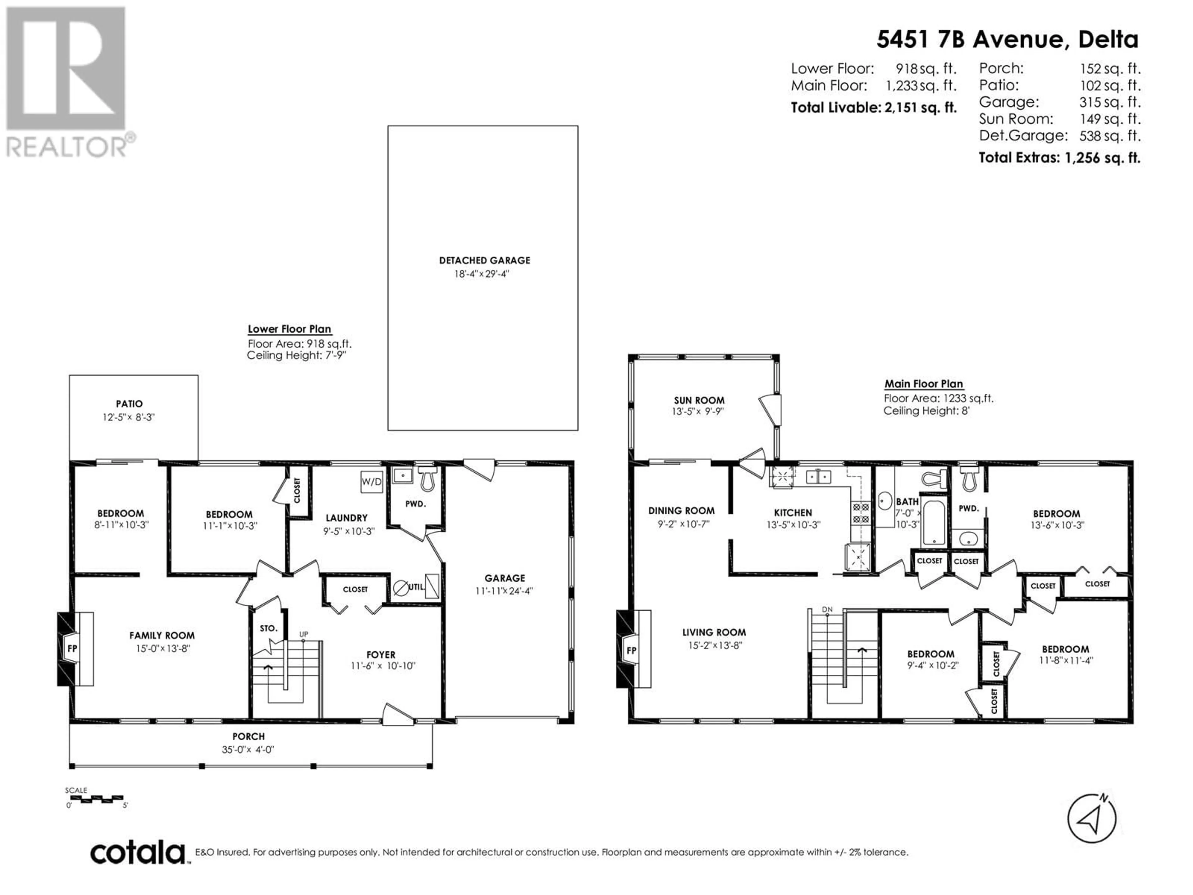 Floor plan for 5451 7B AVENUE, Delta British Columbia V4M1S7