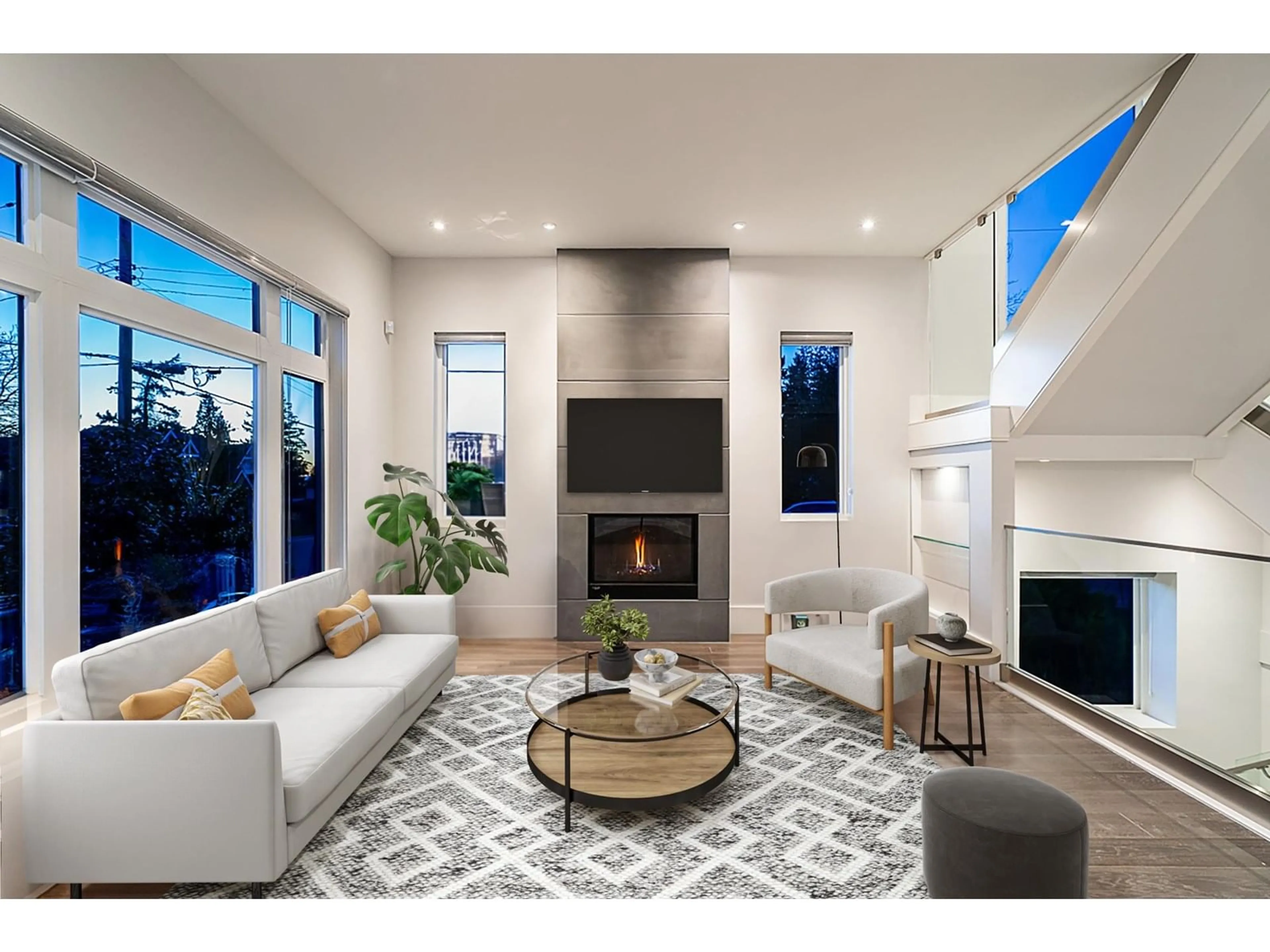 Living room with furniture, ceramic/tile floor for 13365 57, Surrey British Columbia V3X2S9