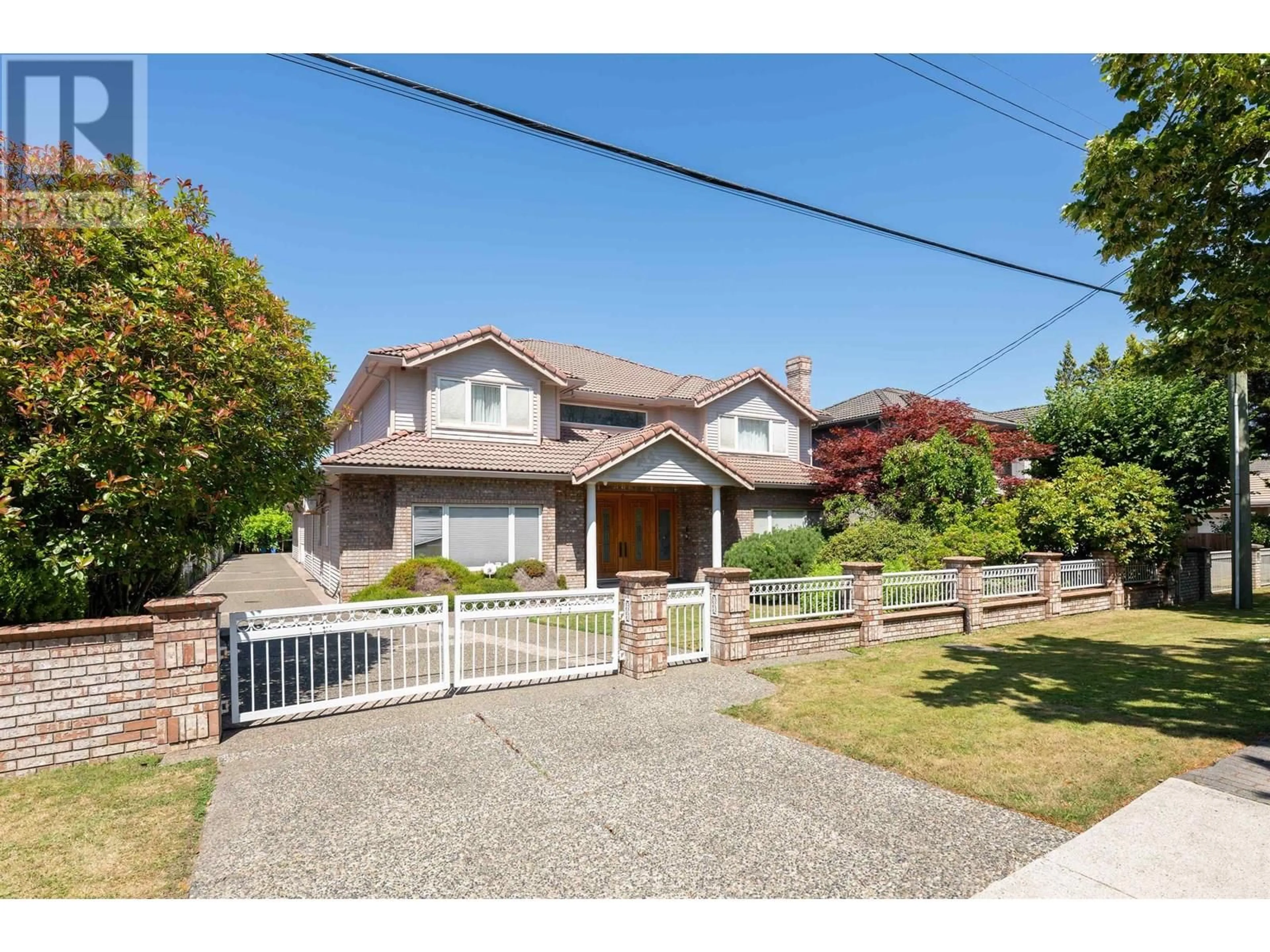 A pic from outside/outdoor area/front of a property/back of a property/a pic from drone, street for 6571 CHATTERTON ROAD, Richmond British Columbia V7C2Y6