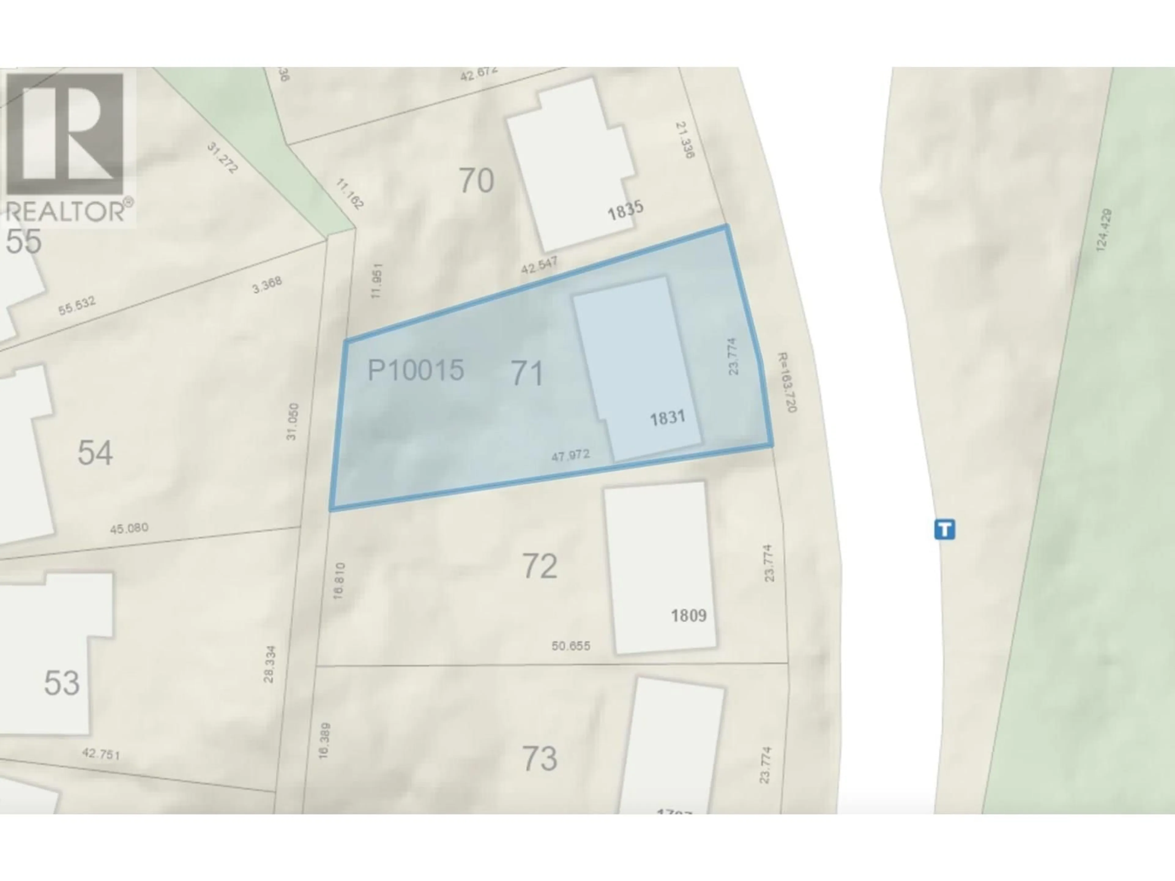 Picture of a map for 1831 ARBORLYNN DRIVE, North Vancouver British Columbia V7J2V7