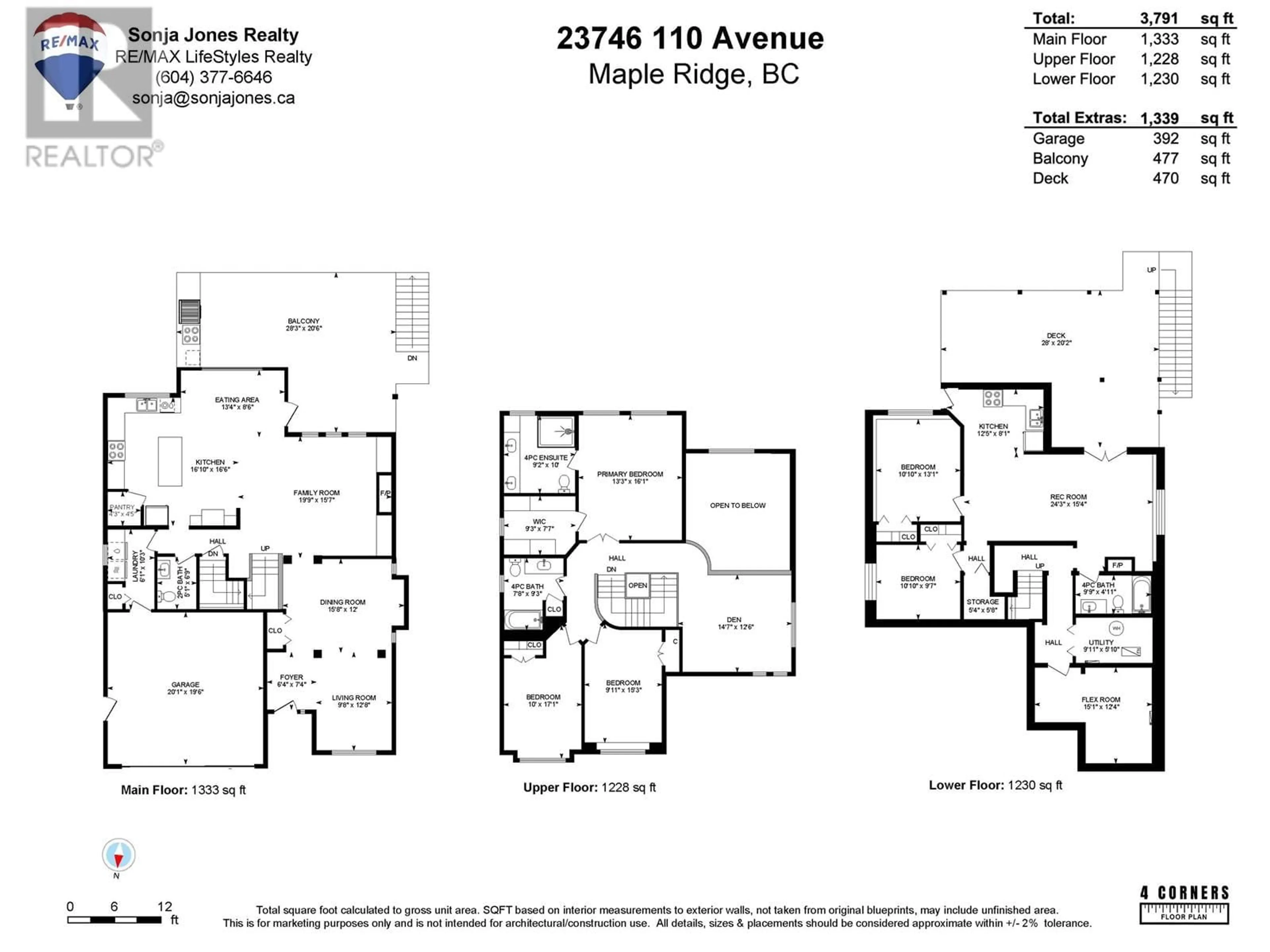 Floor plan for 23746 110 AVENUE, Maple Ridge British Columbia V2W1E7