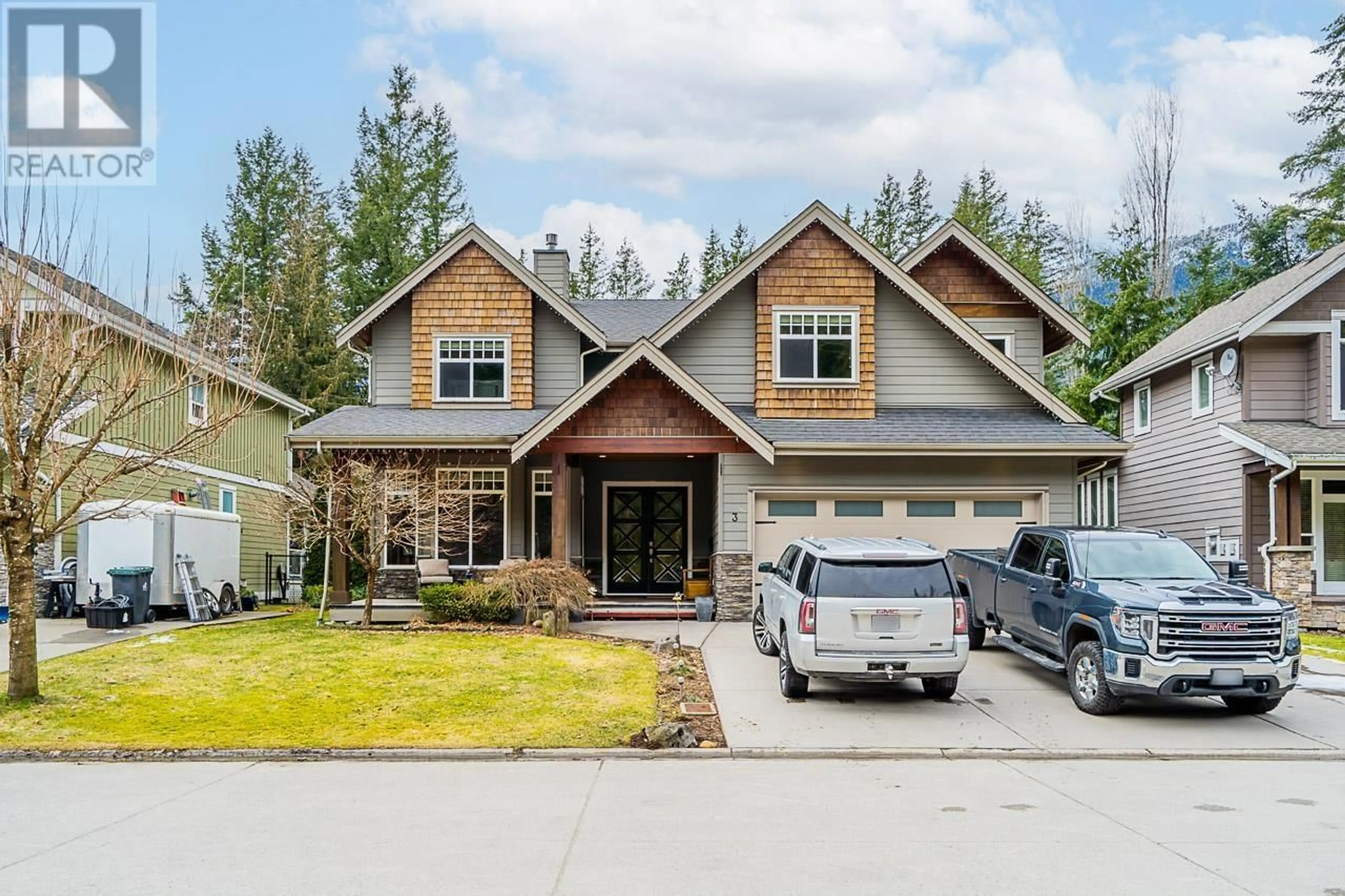 Home with vinyl exterior material, street for 3 - 1355 DEPOT ROAD, Squamish British Columbia V0N1H0