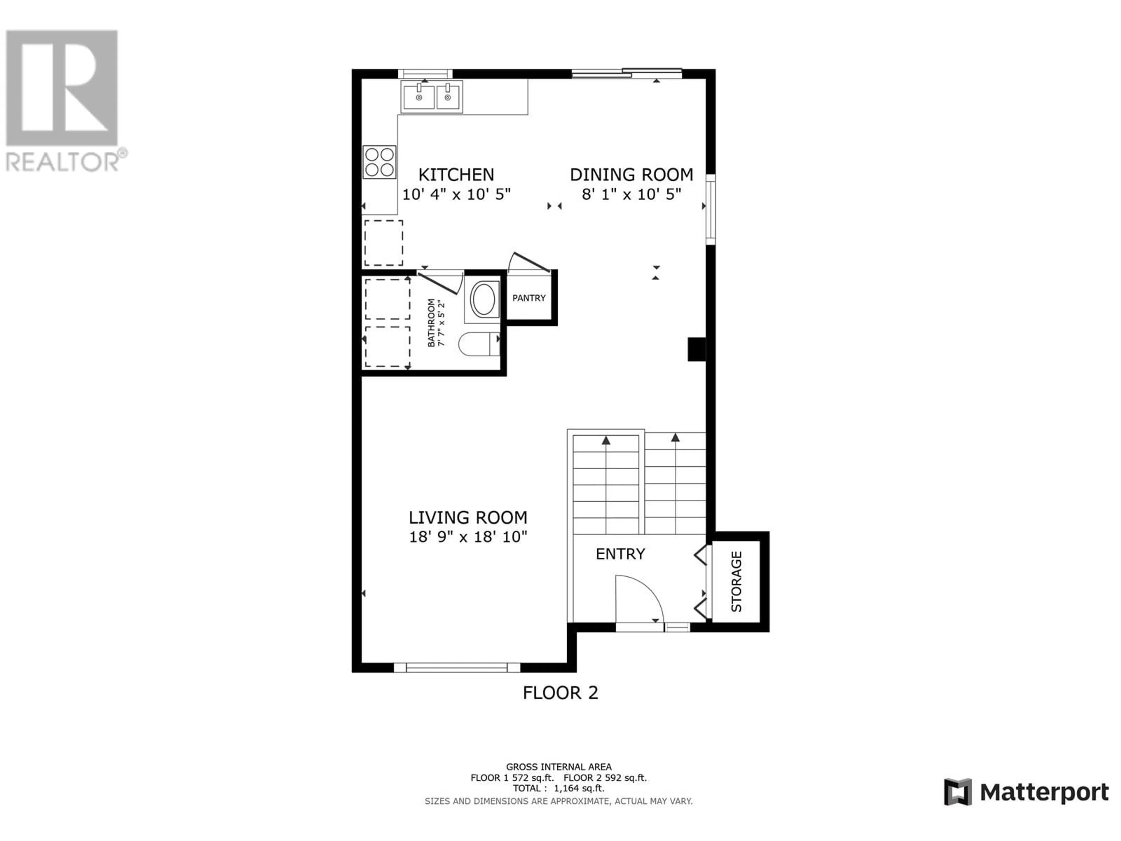 Floor plan for 8711 78A STREET, Fort St. John British Columbia V1J3B3