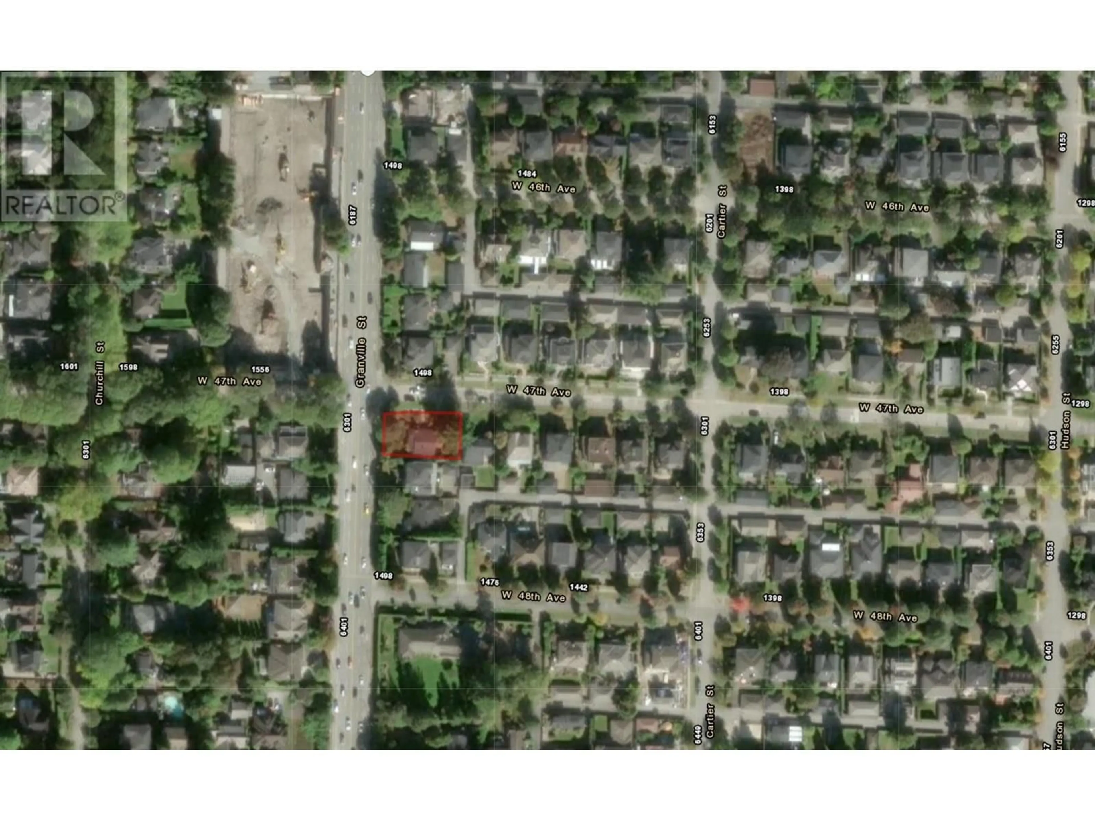 Picture of a map for 1488 47TH AVENUE, Vancouver British Columbia V6M2M1