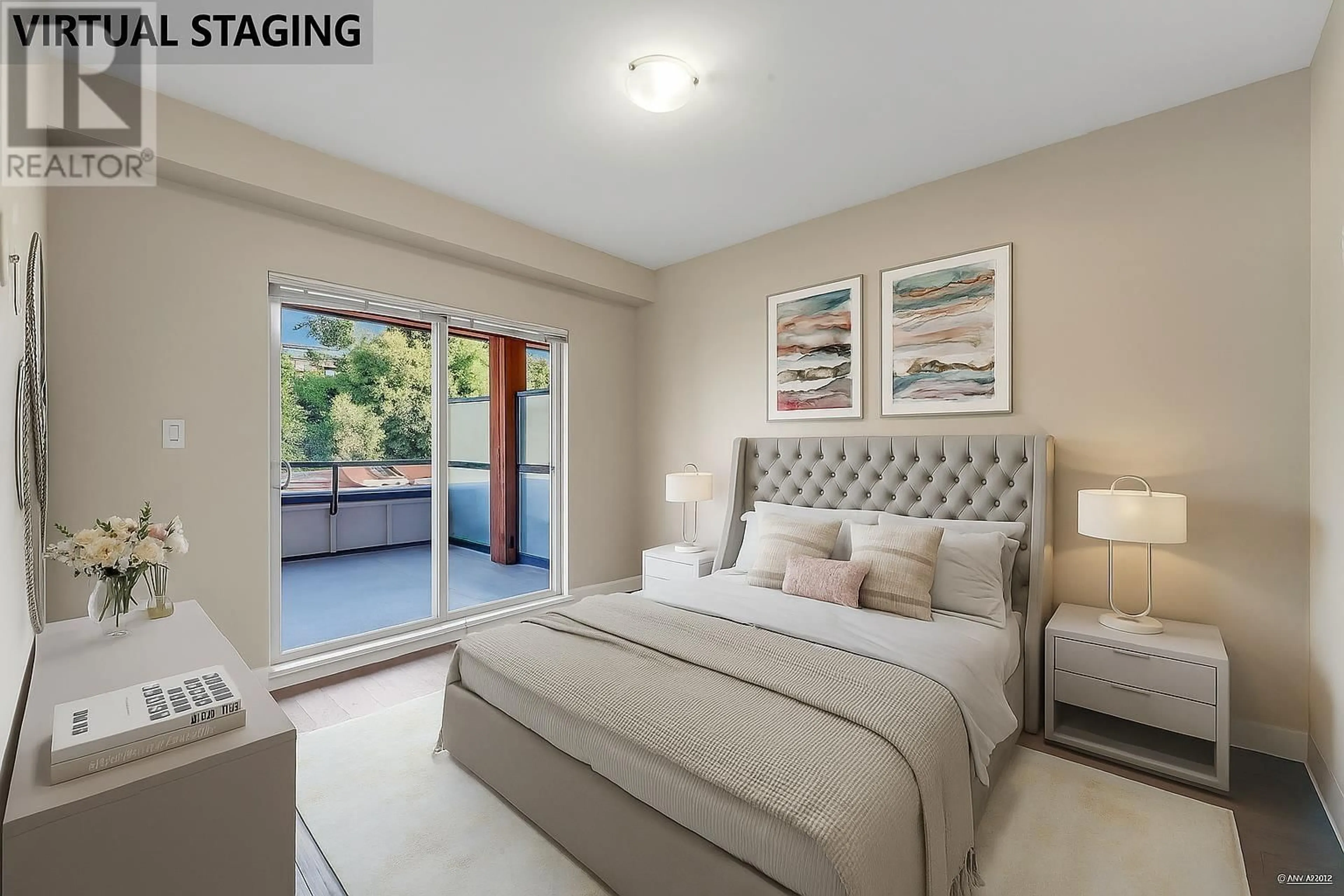 Bedroom with bed, unknown for 304 - 1177 MARINE DRIVE, North Vancouver British Columbia V7P1T1