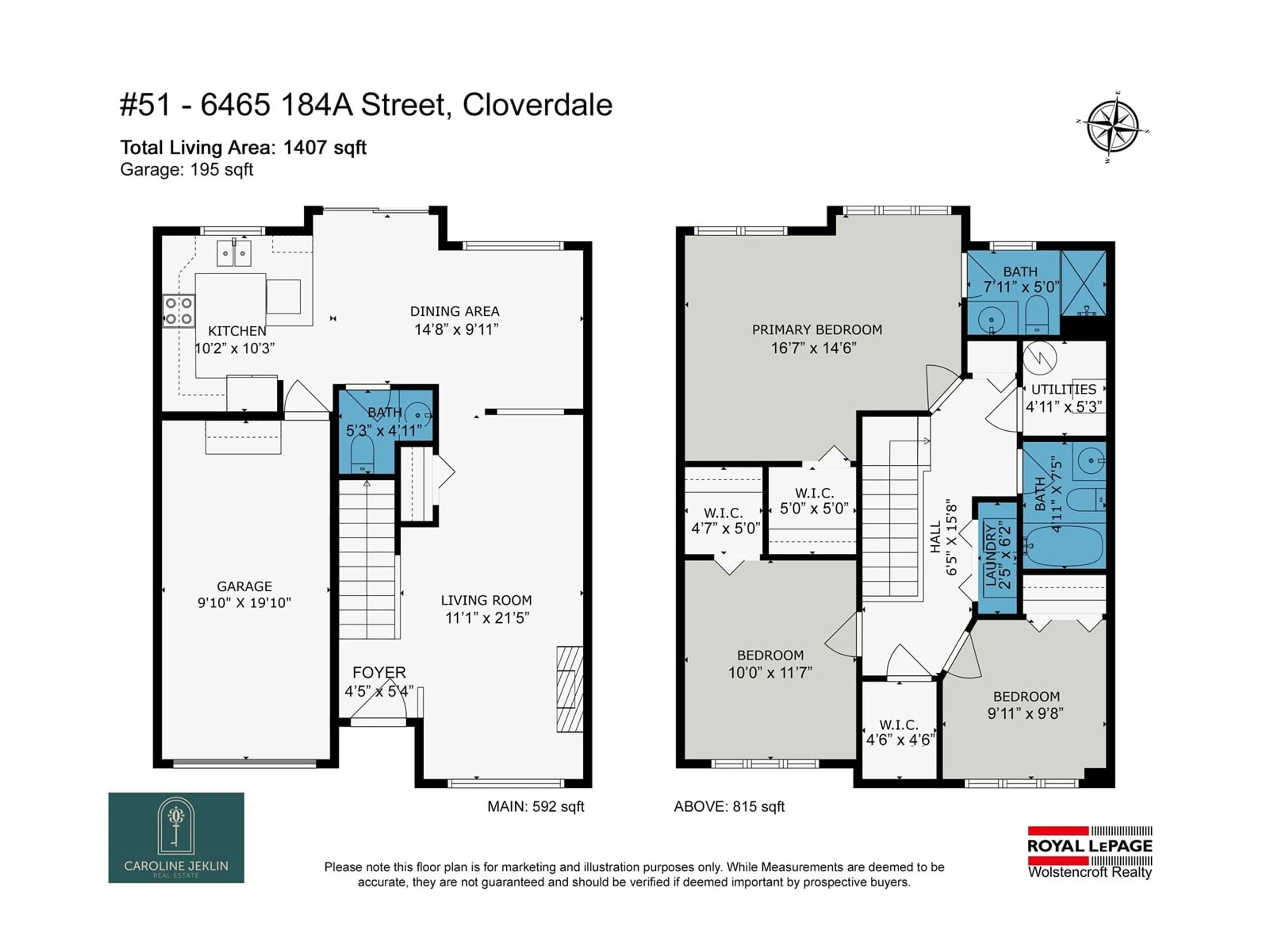 Floor plan for 51 - 6465 184A, Surrey British Columbia V3S8X9