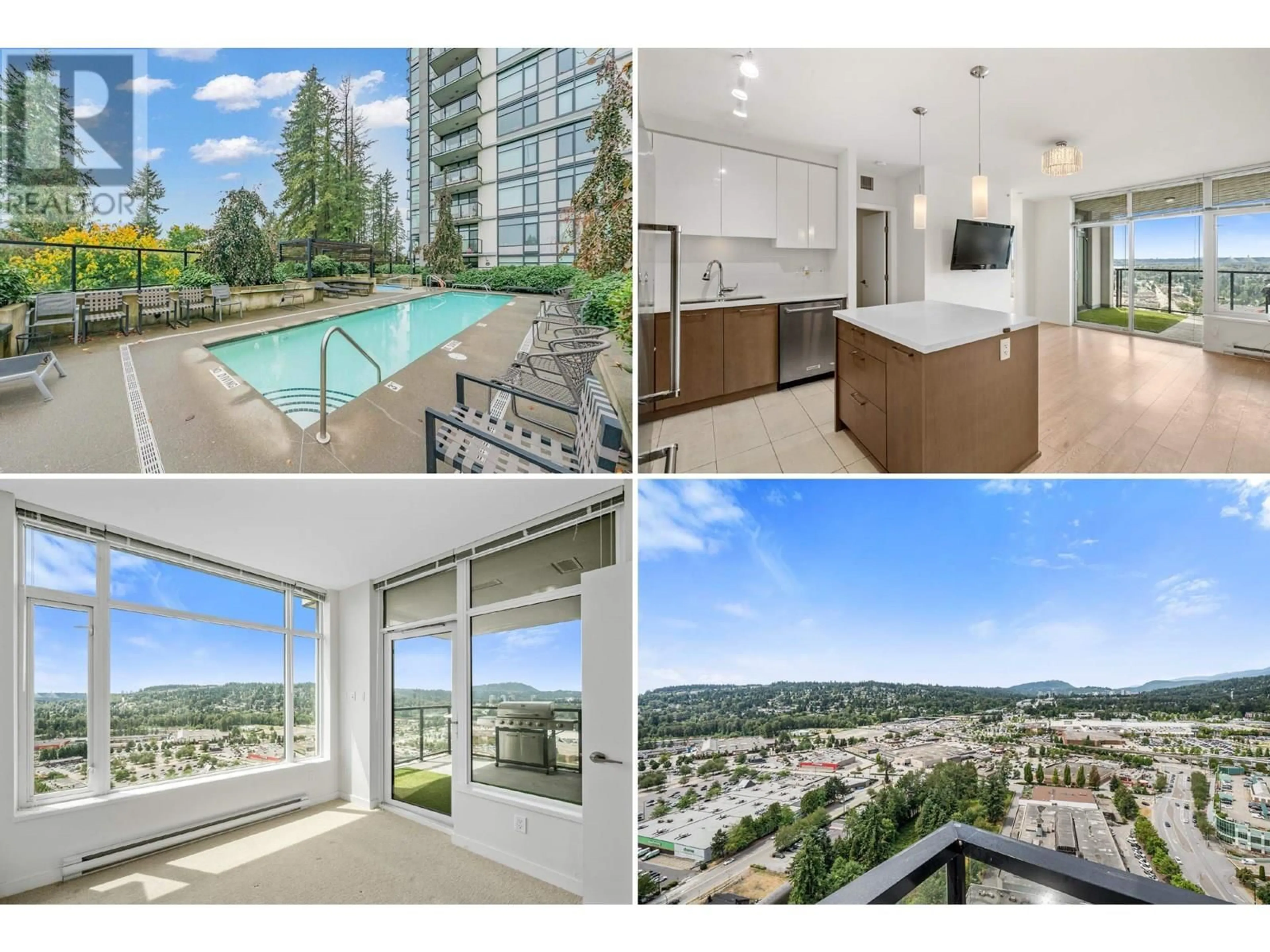 A pic from outside/outdoor area/front of a property/back of a property/a pic from drone, water/lake/river/ocean view for 3205 - 3080 LINCOLN AVENUE, Coquitlam British Columbia V3B0L9