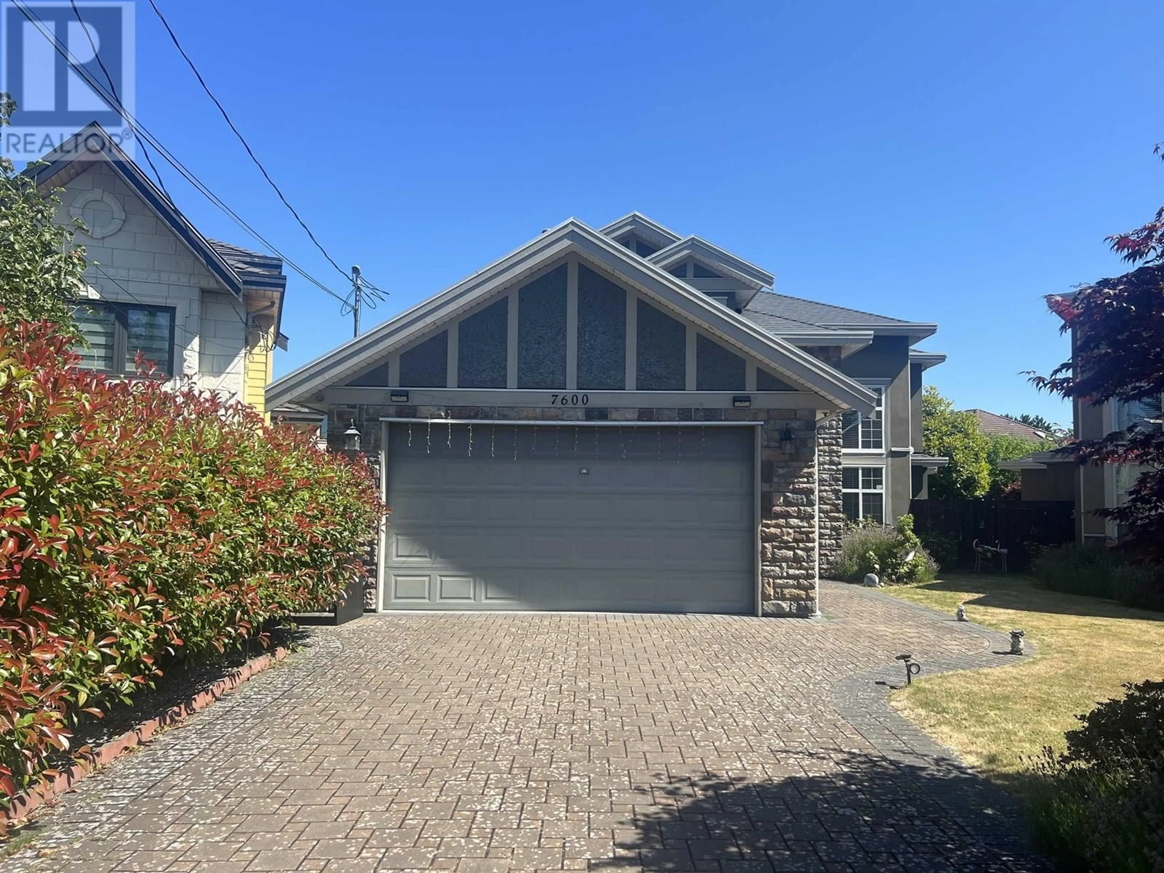 Home with vinyl exterior material, street for 7600 LANCING COURT, Richmond British Columbia V7C3Z5