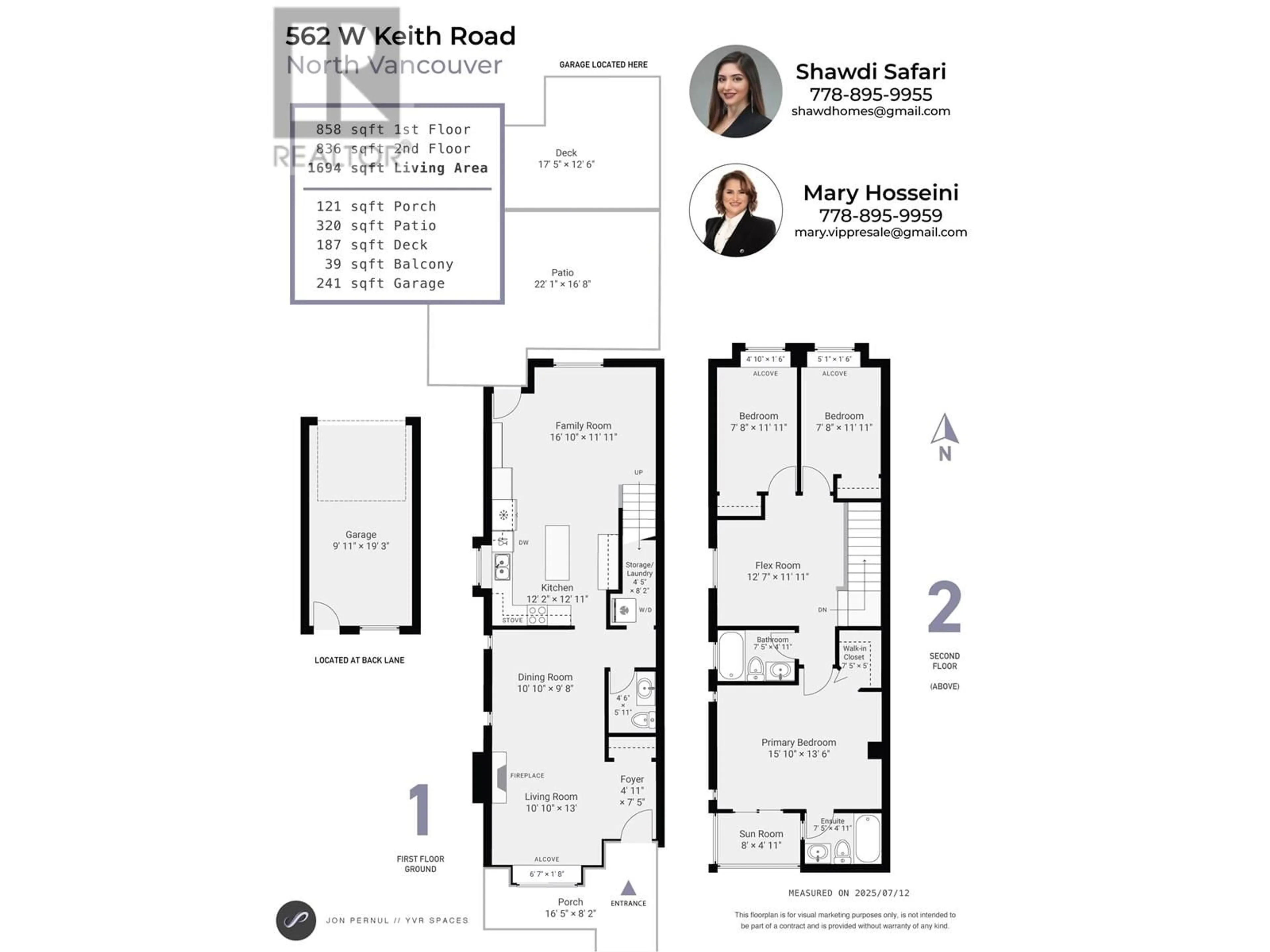 Floor plan for 562 KEITH ROAD, North Vancouver British Columbia V7M1M4