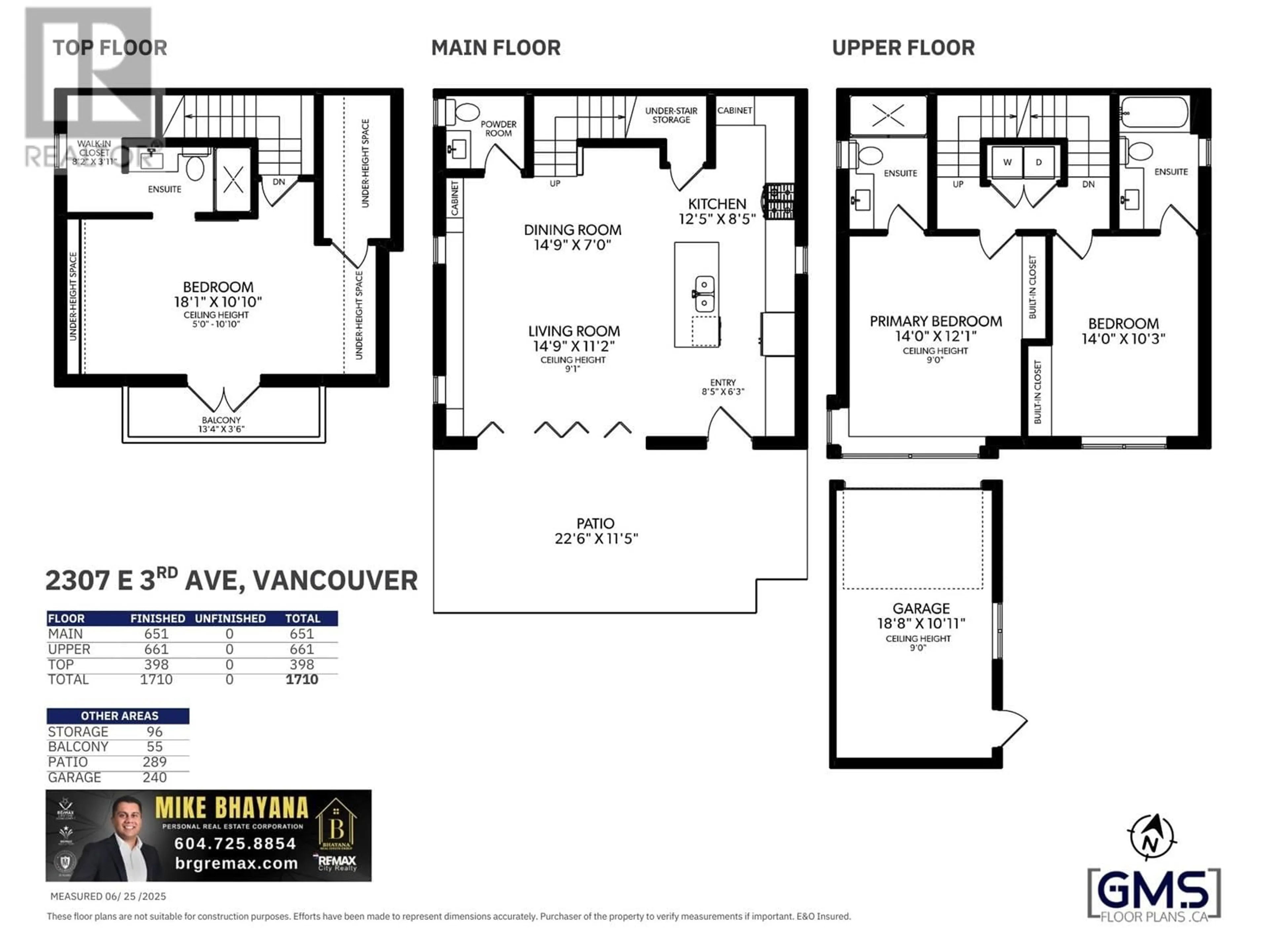 Floor plan for 2307 3RD AVENUE, Vancouver British Columbia V5N4W7