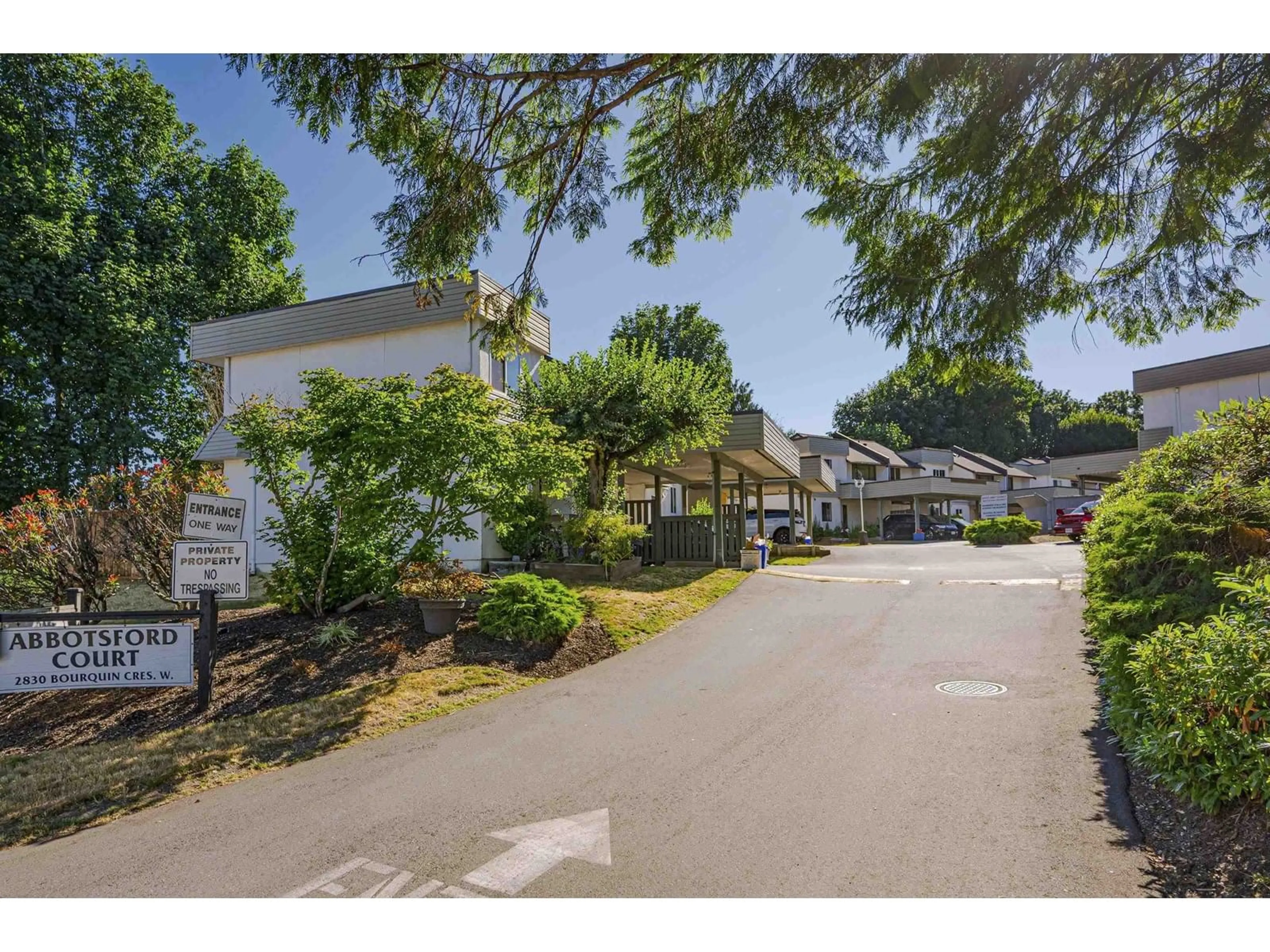 A pic from outside/outdoor area/front of a property/back of a property/a pic from drone, street for 12 - 2830 BOURQUIN WEST, Abbotsford British Columbia V2S5N8