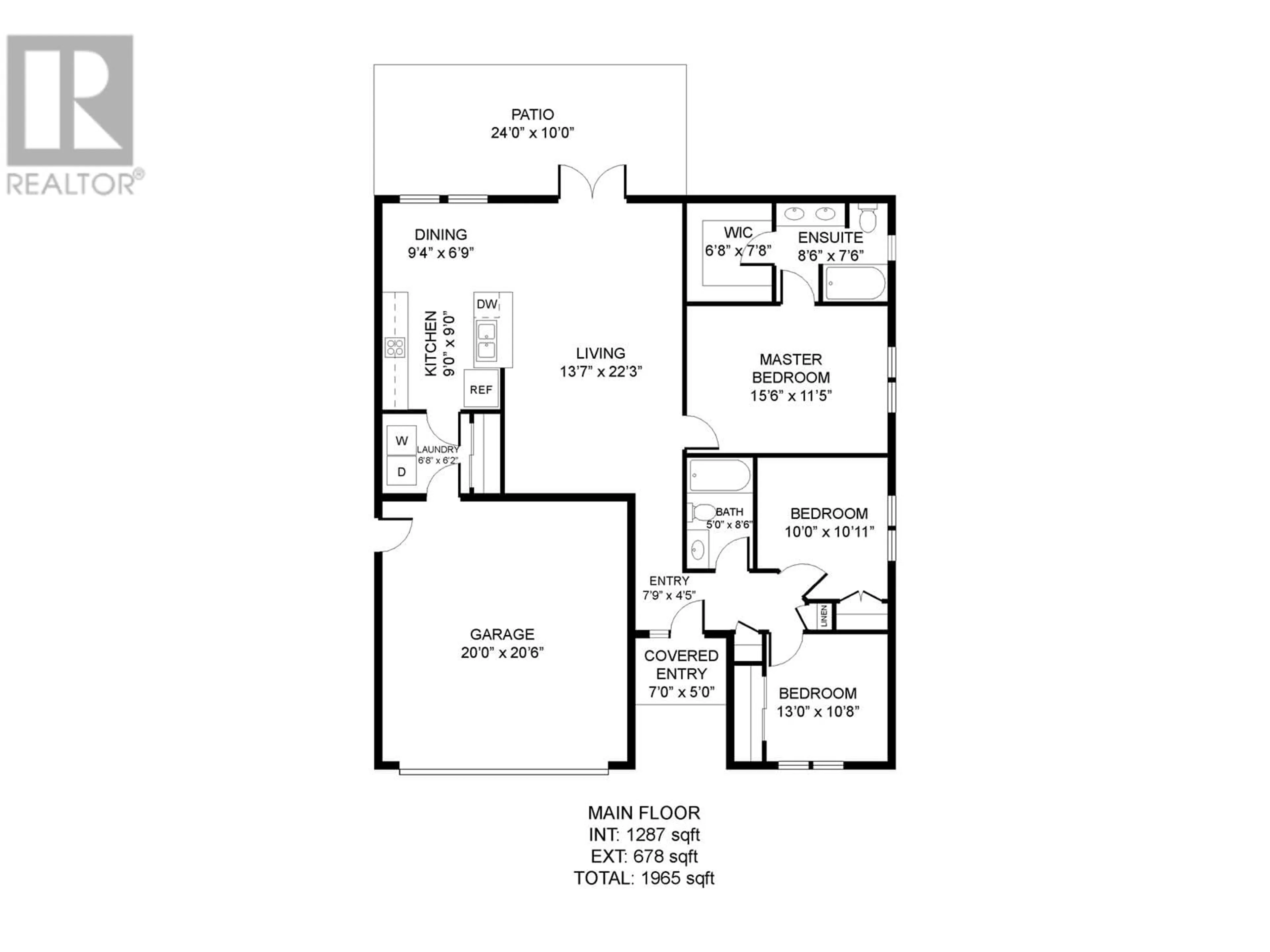 Floor plan for 65 KECHIKA STREET, Kitimat British Columbia V8C1Y7