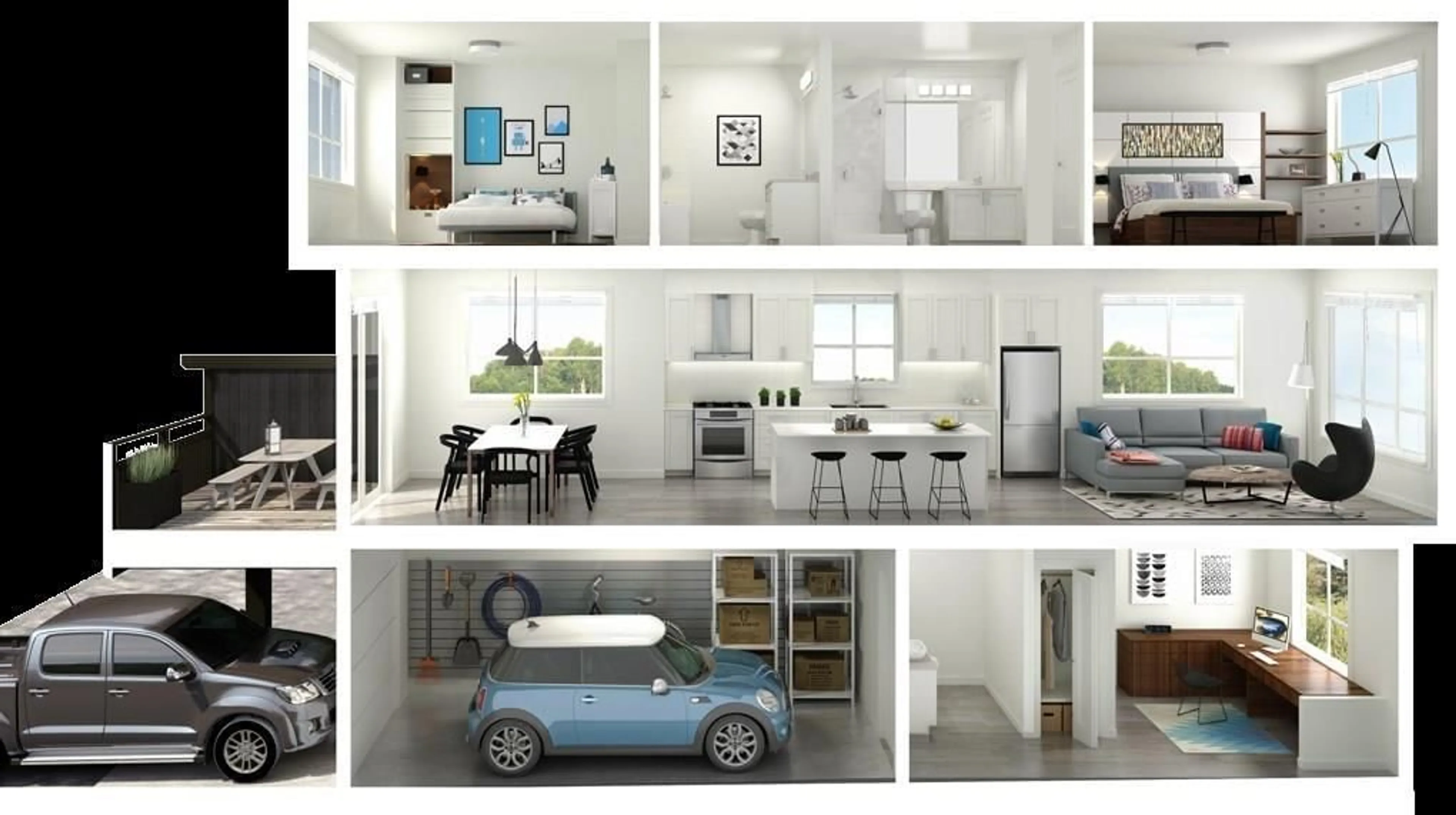 Open concept kitchen, ceramic/tile floor for 2 - 8570 204, Langley British Columbia V2Y0T9