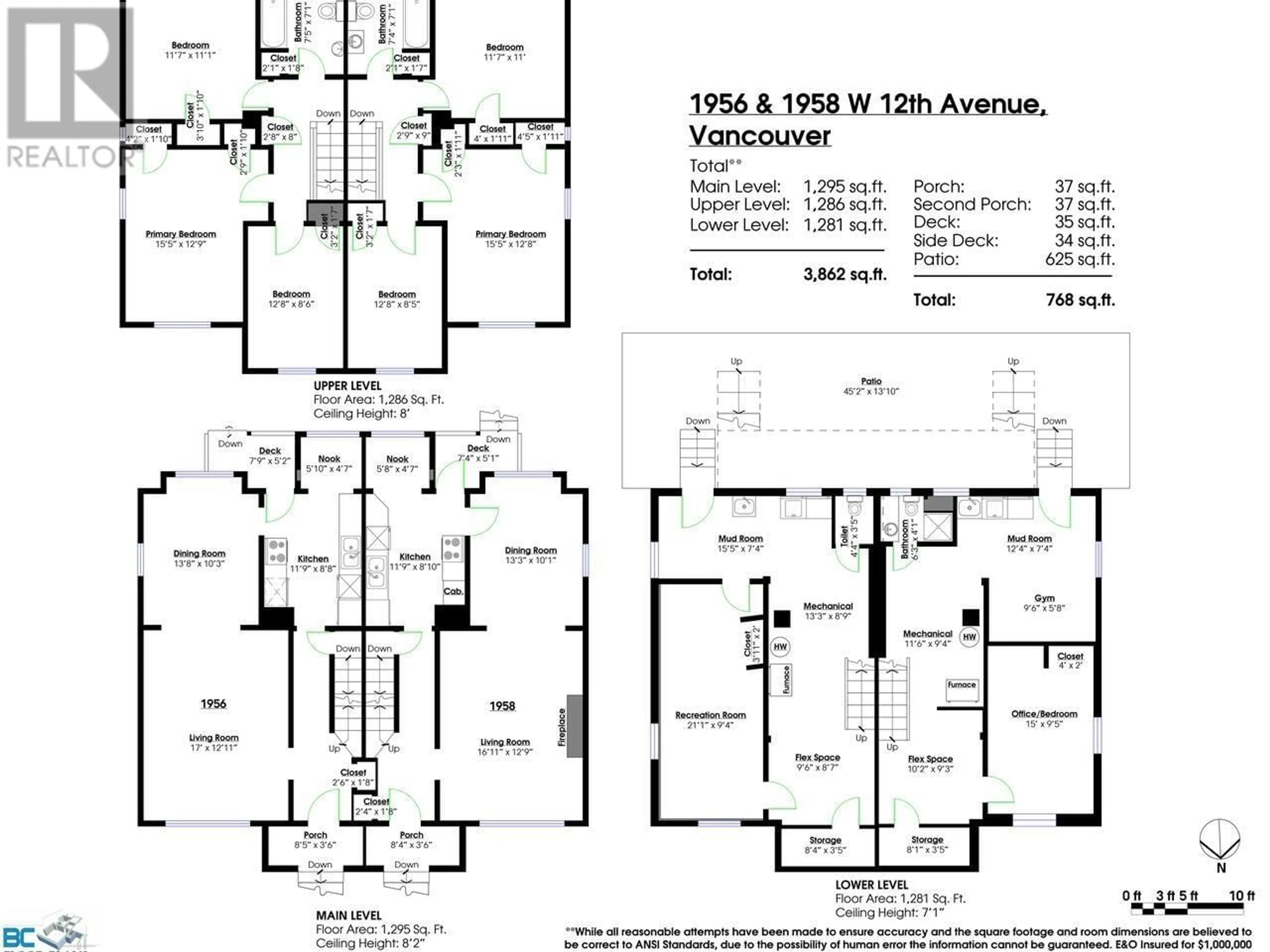 Floor plan for 1958 12TH AVENUE, Vancouver British Columbia V6J2E9