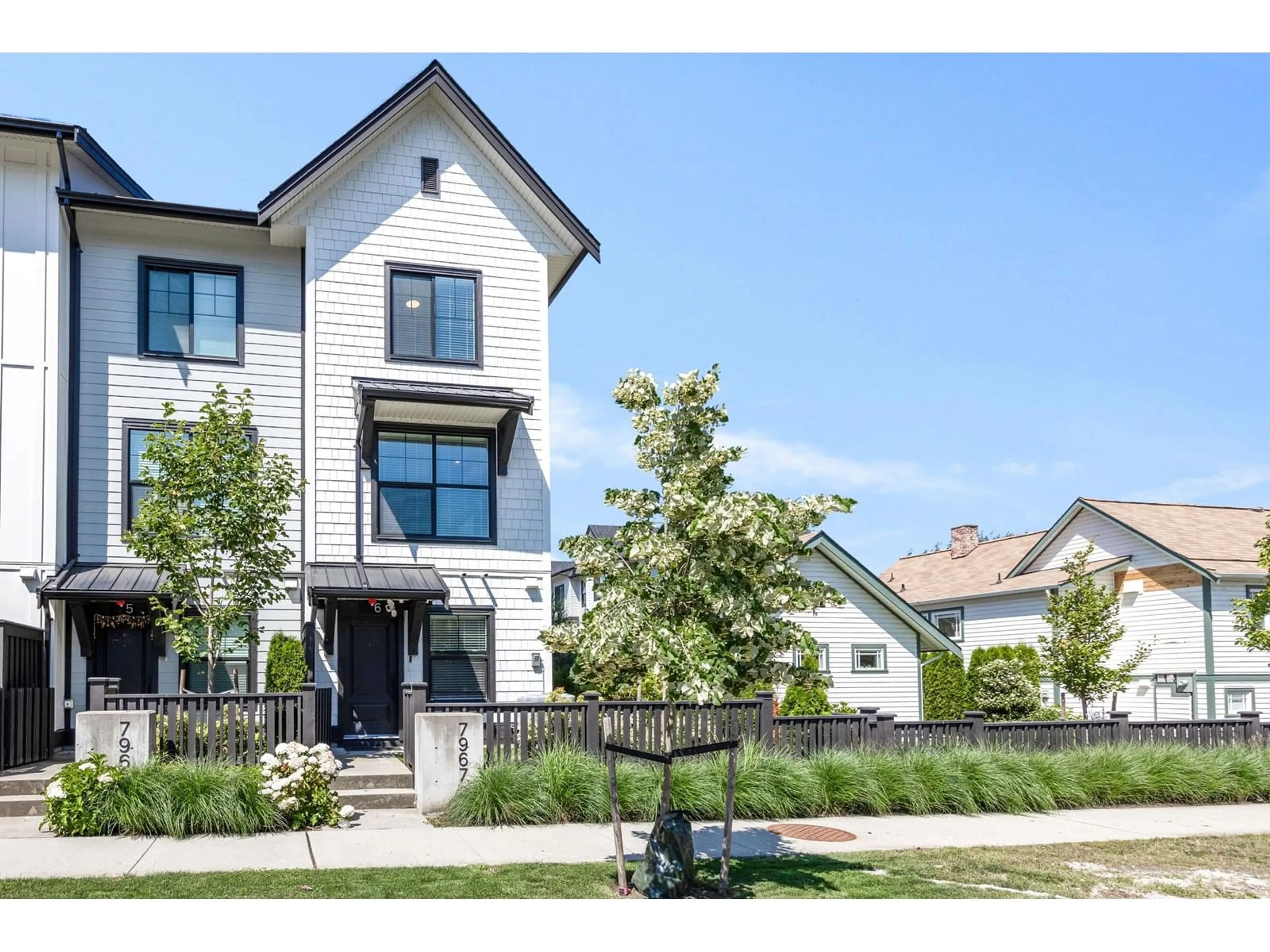 Home with brick exterior material, street for 6 - 7967 197, Langley British Columbia V2Y3P1