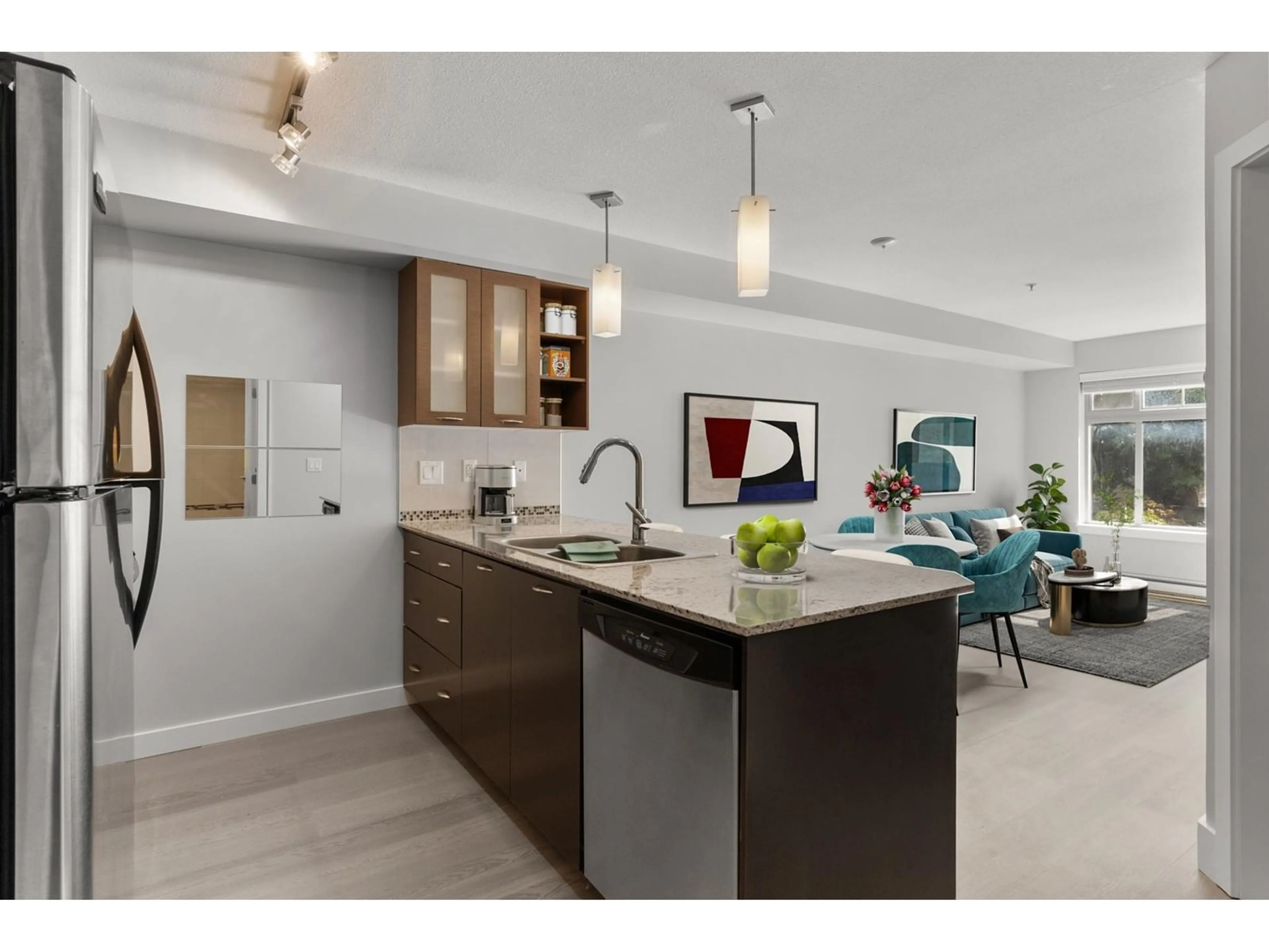 Open concept kitchen, unknown for 210 - 2233 MCKENZIE, Abbotsford British Columbia V2S4A1