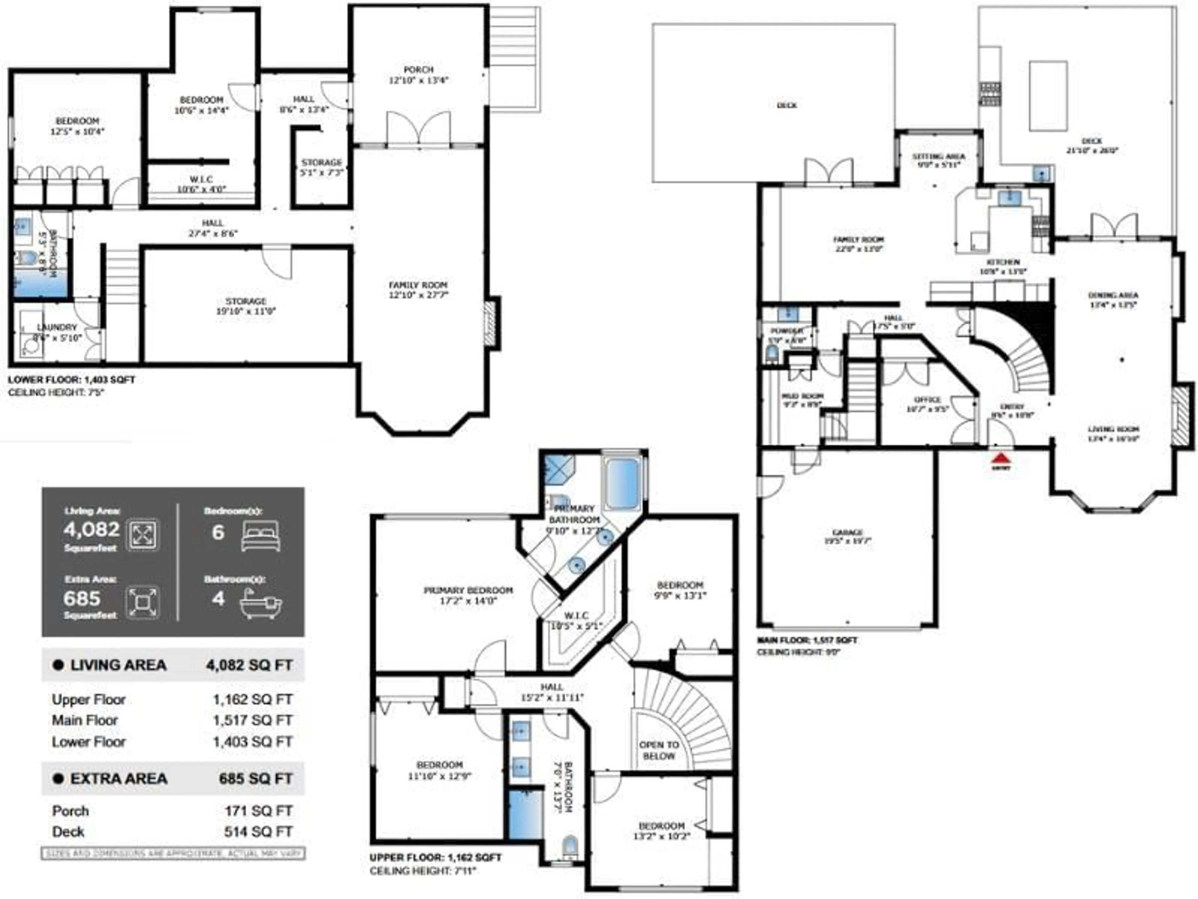 Floor plan for 8478 215B, Langley British Columbia V1M2K8