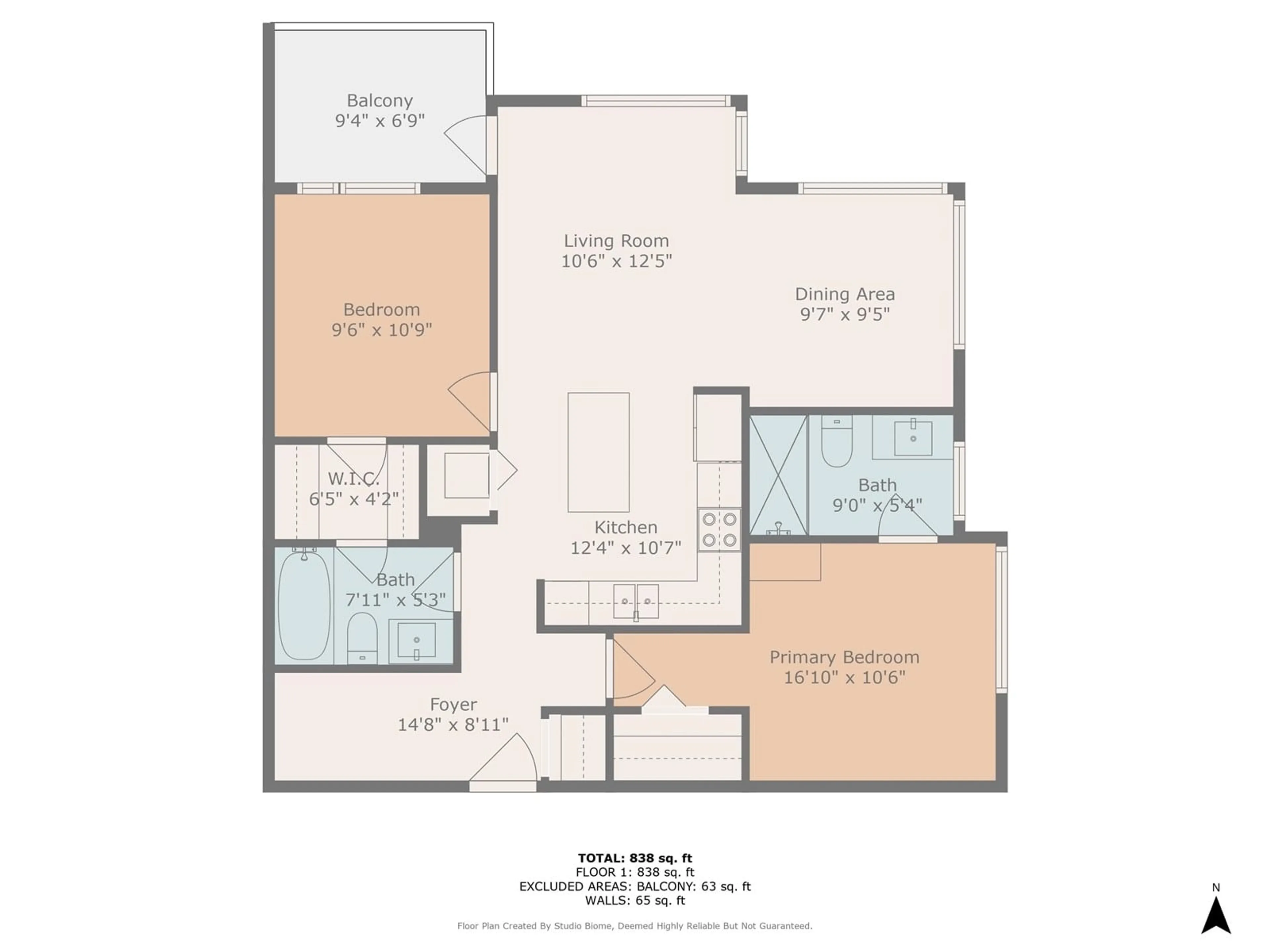 Floor plan for 306 - 7809 209, Langley British Columbia V2Y3N6