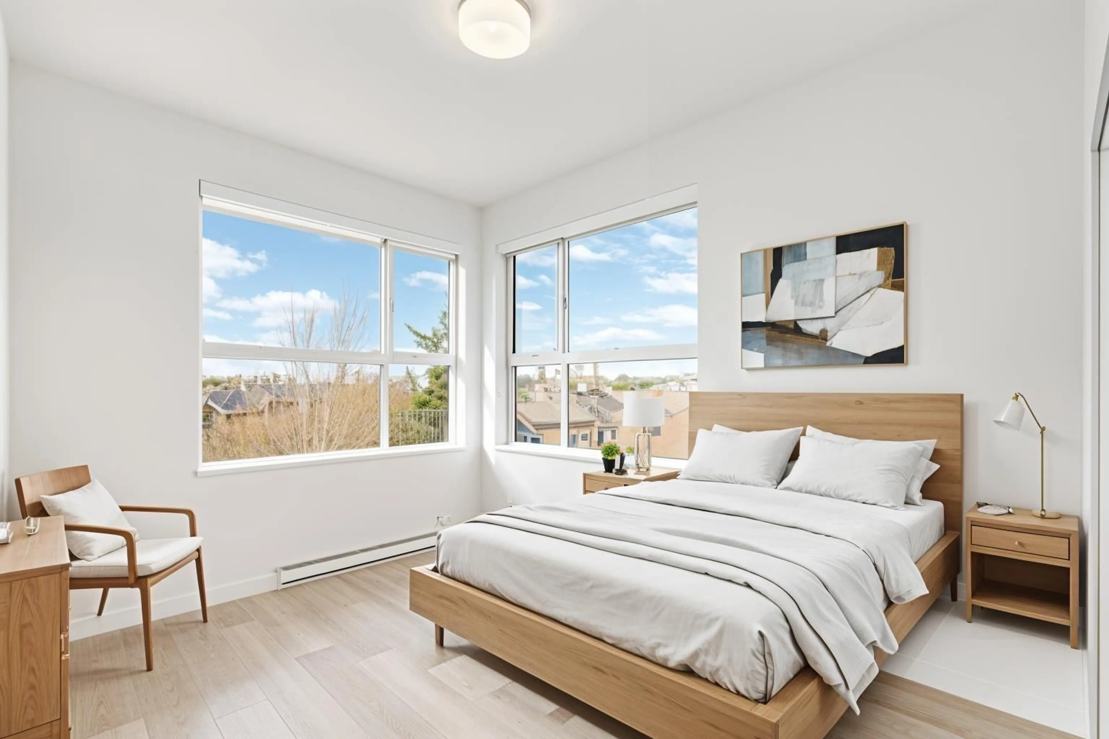 Bedroom with bed, unknown for 401 - 20695 EASTLEIGH, Langley British Columbia V3A0P7