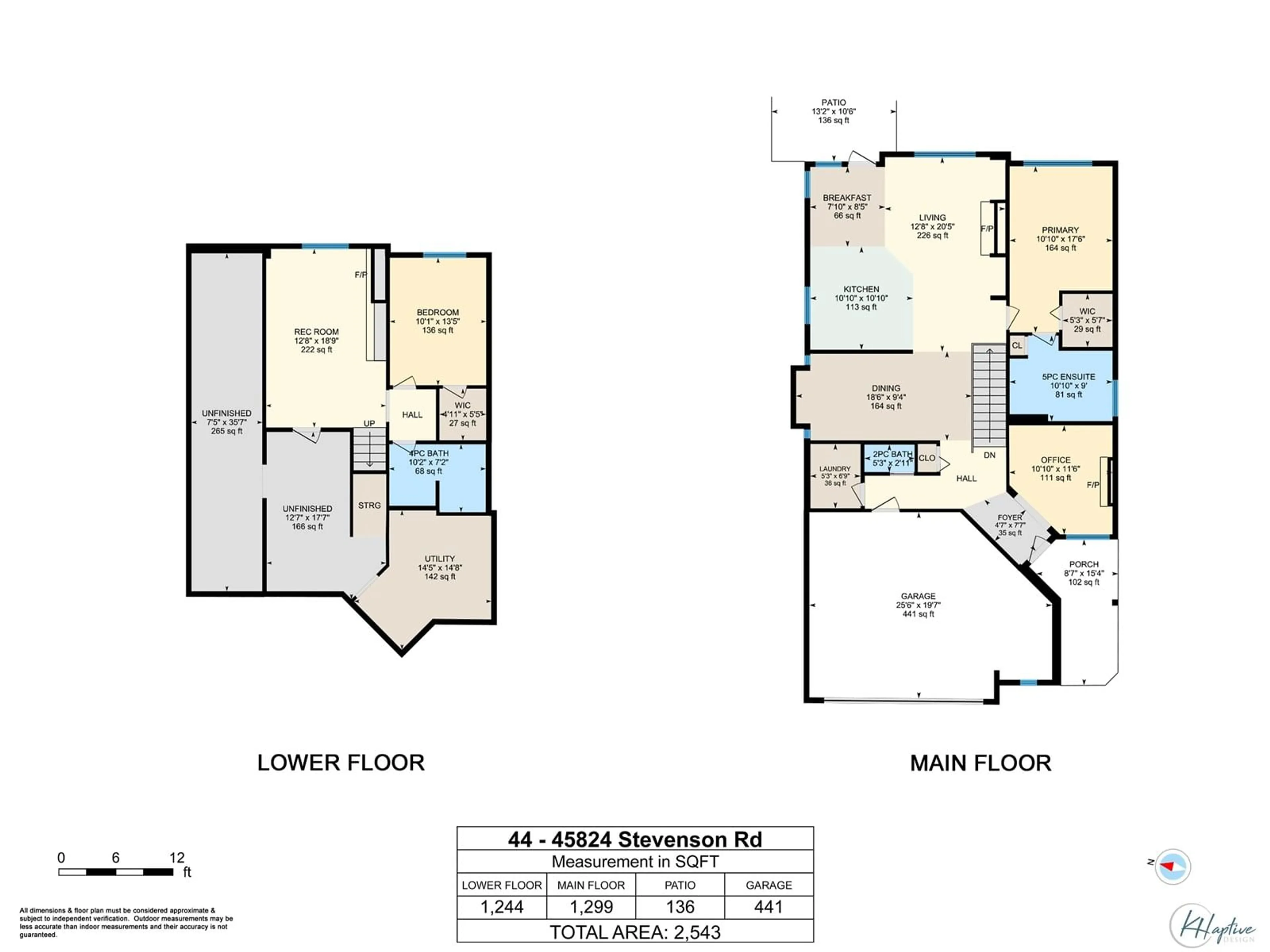 Floor plan for 44 - 45824 STEVENSON ROAD, Chilliwack British Columbia V2R5W5