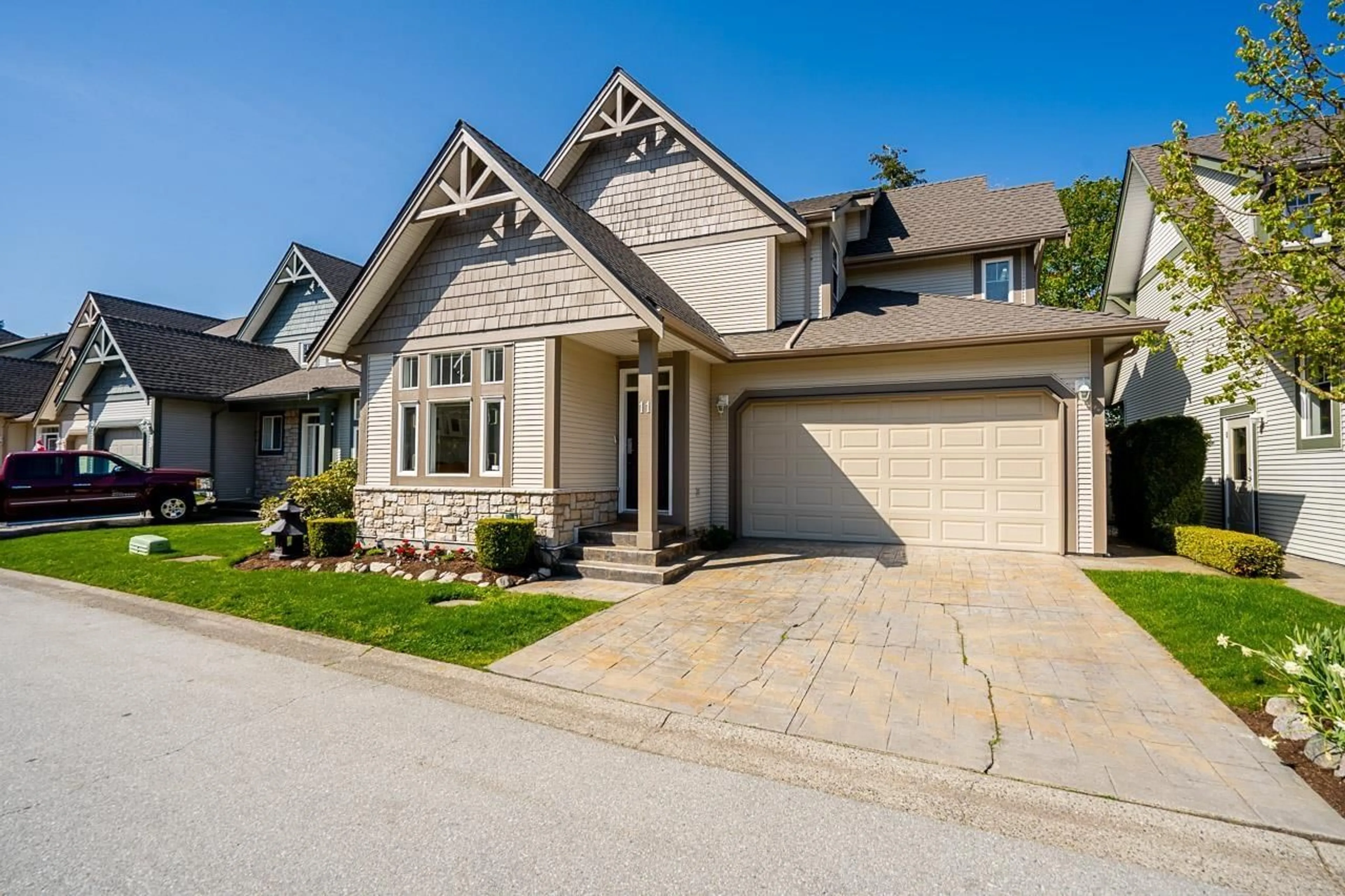 Home with brick exterior material, street for 11 - 6177 169, Surrey British Columbia V3S9E8