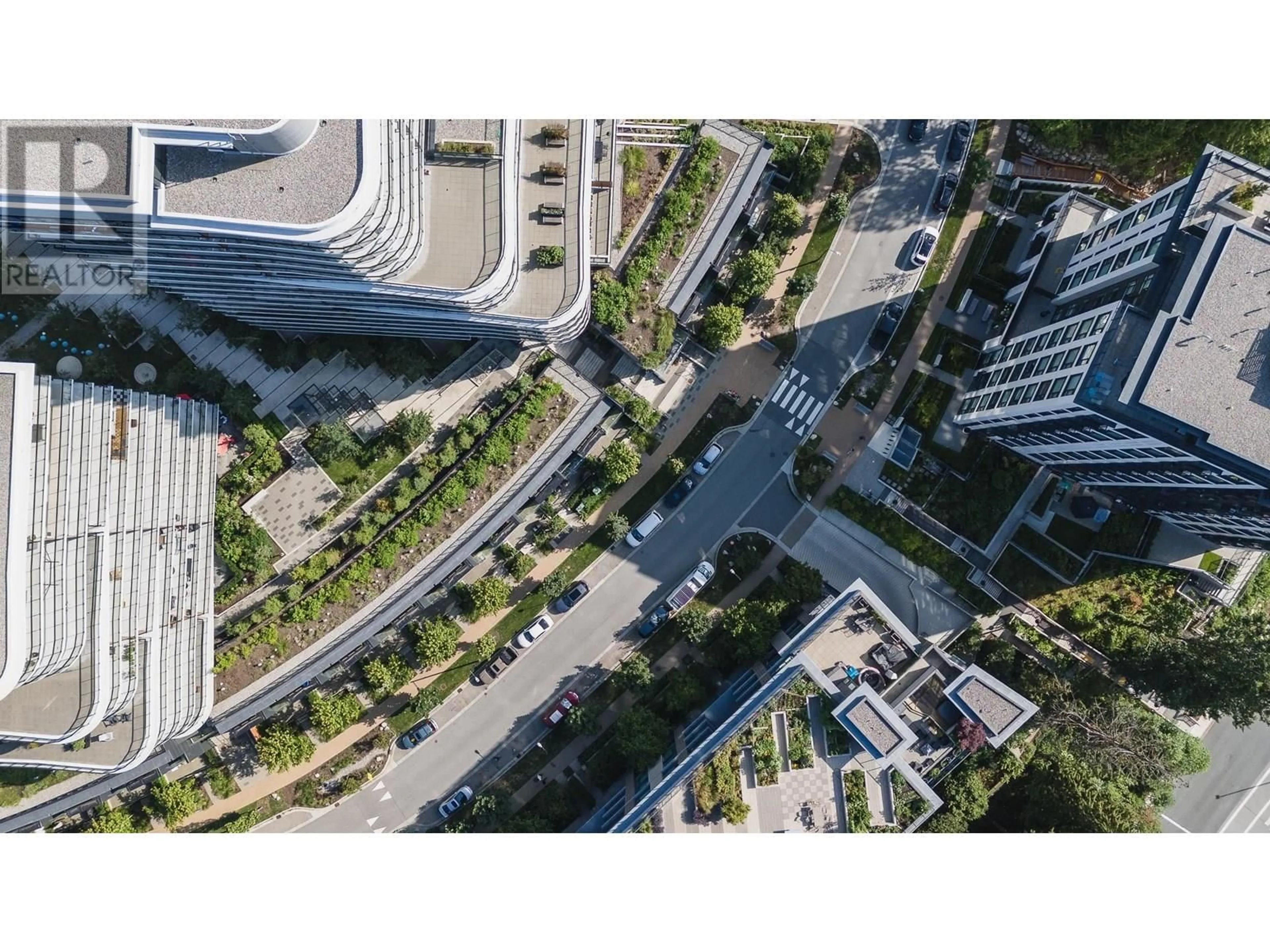 A pic from outside/outdoor area/front of a property/back of a property/a pic from drone, street for 1106 - 8725 UNIVERSITY CRESCENT, Burnaby British Columbia V5A4Y8