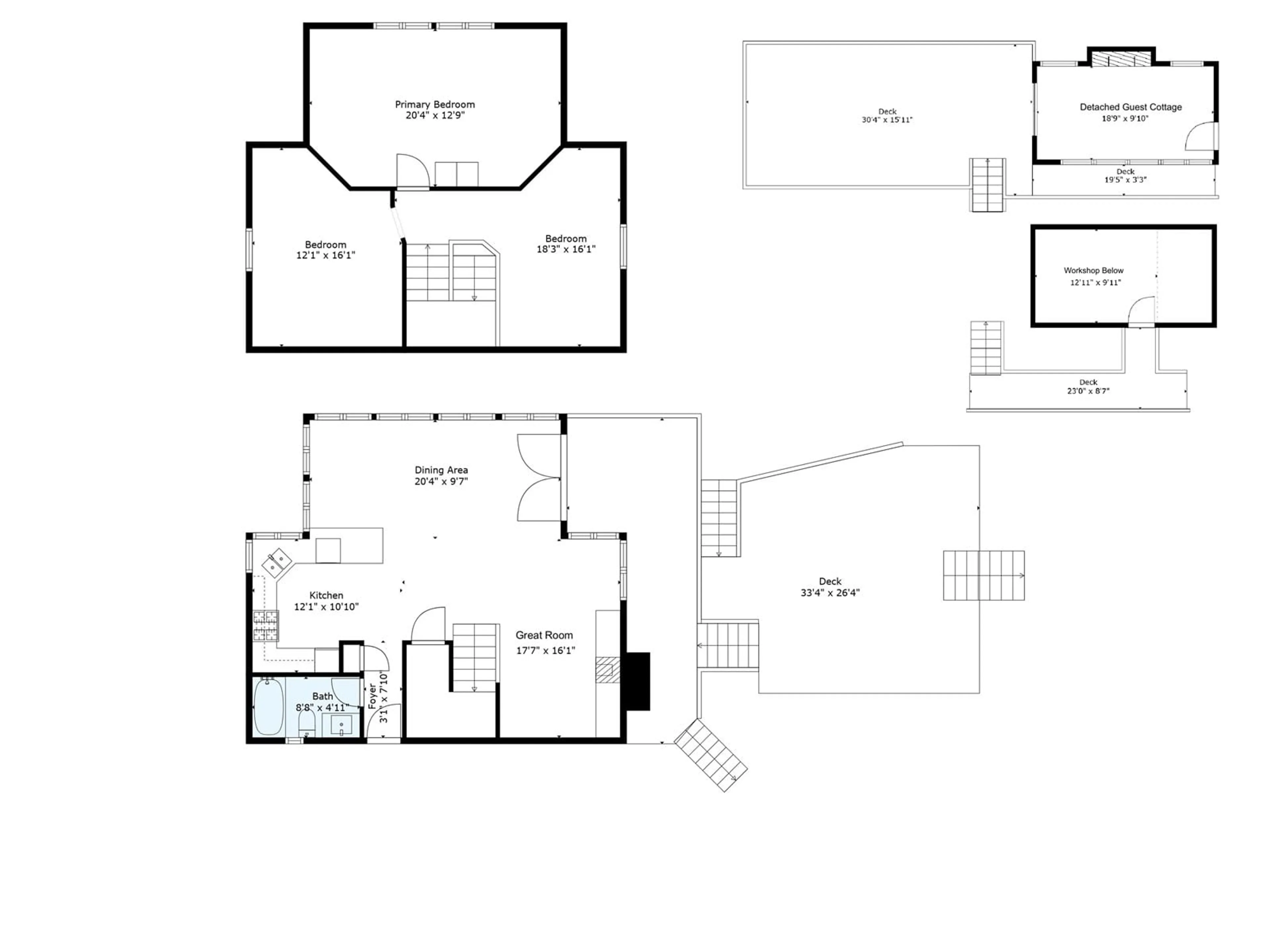 Floor plan for BLK A - DL 95 CASCADE BAY, Harrison Hot Springs British Columbia V0M1K0