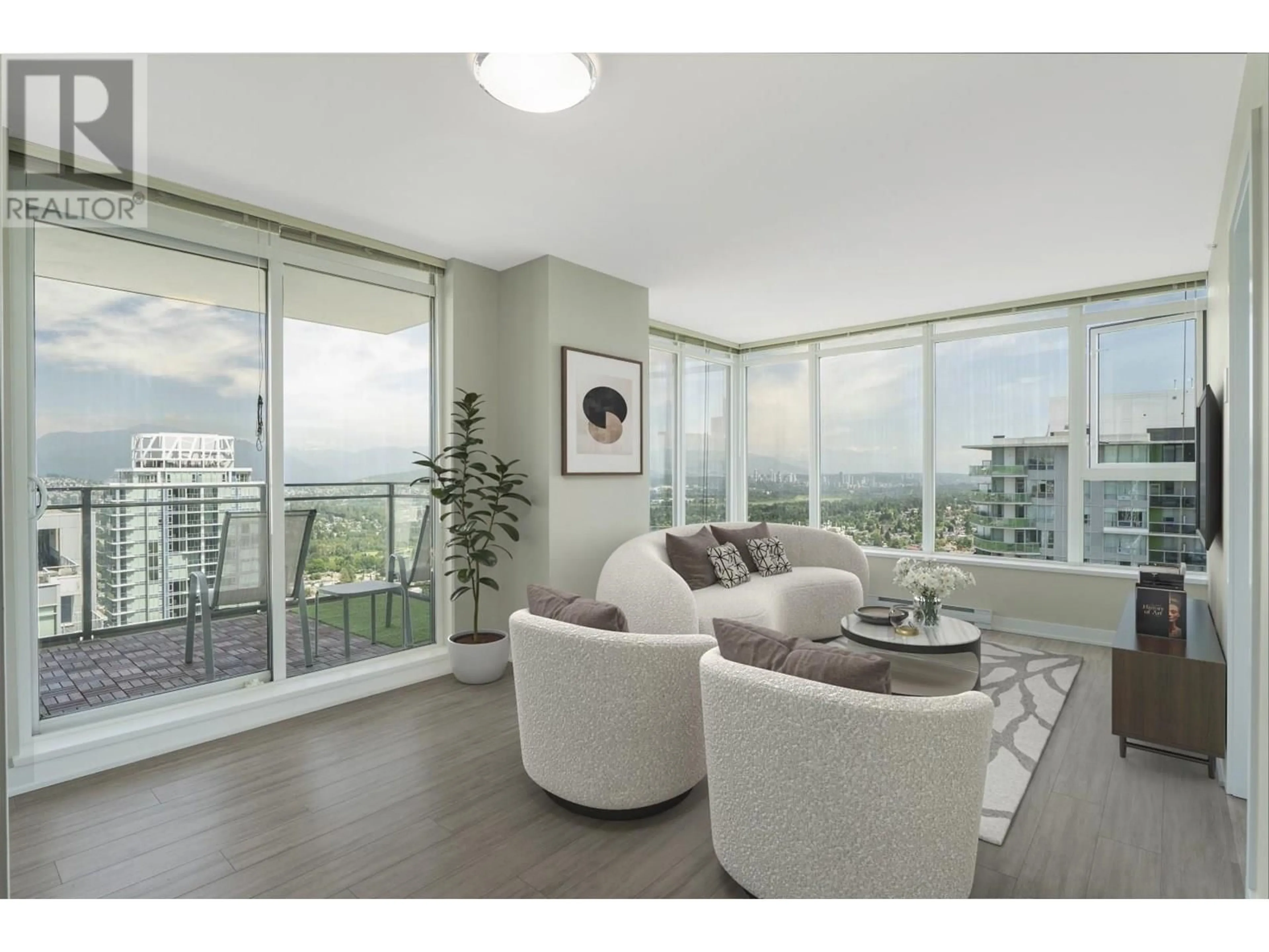 Living room with furniture, unknown for 4105 - 4900 LENNOX LANE, Burnaby British Columbia V5H0G9