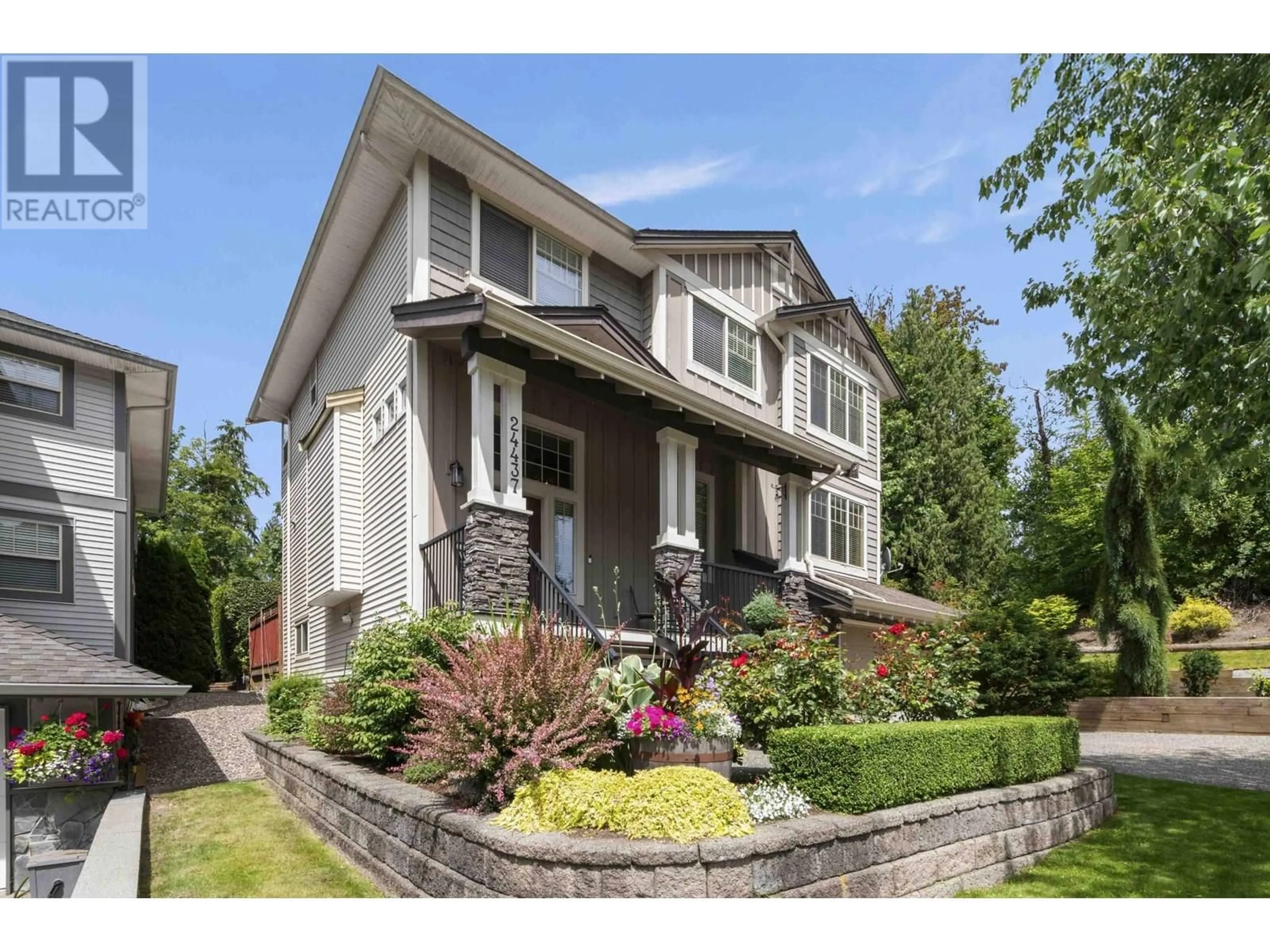 Home with brick exterior material, street for 24437 MCCLURE DRIVE, Maple Ridge British Columbia V2W2E9