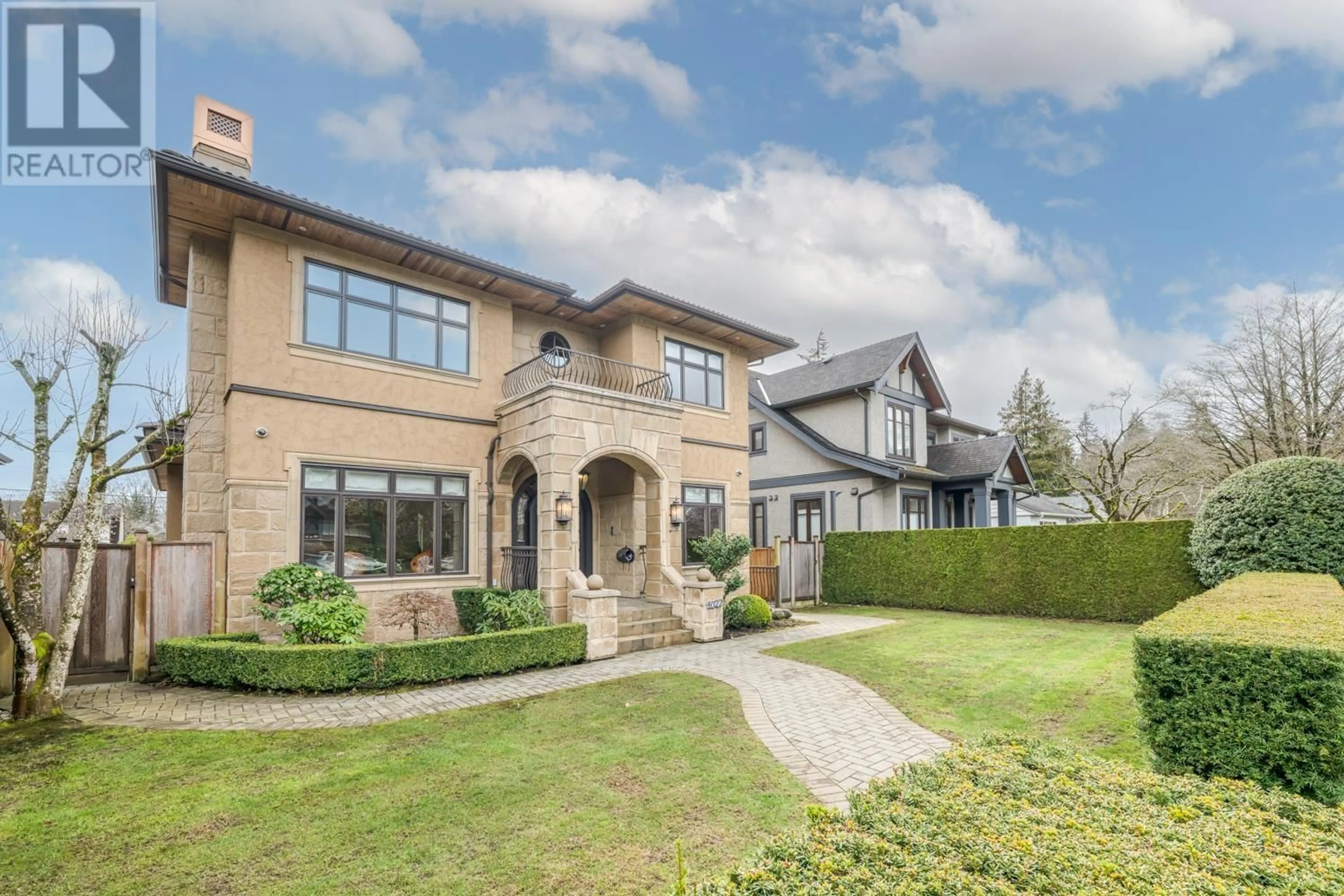 Home with brick exterior material, street for 4022 30TH AVENUE, Vancouver British Columbia V6S1X5