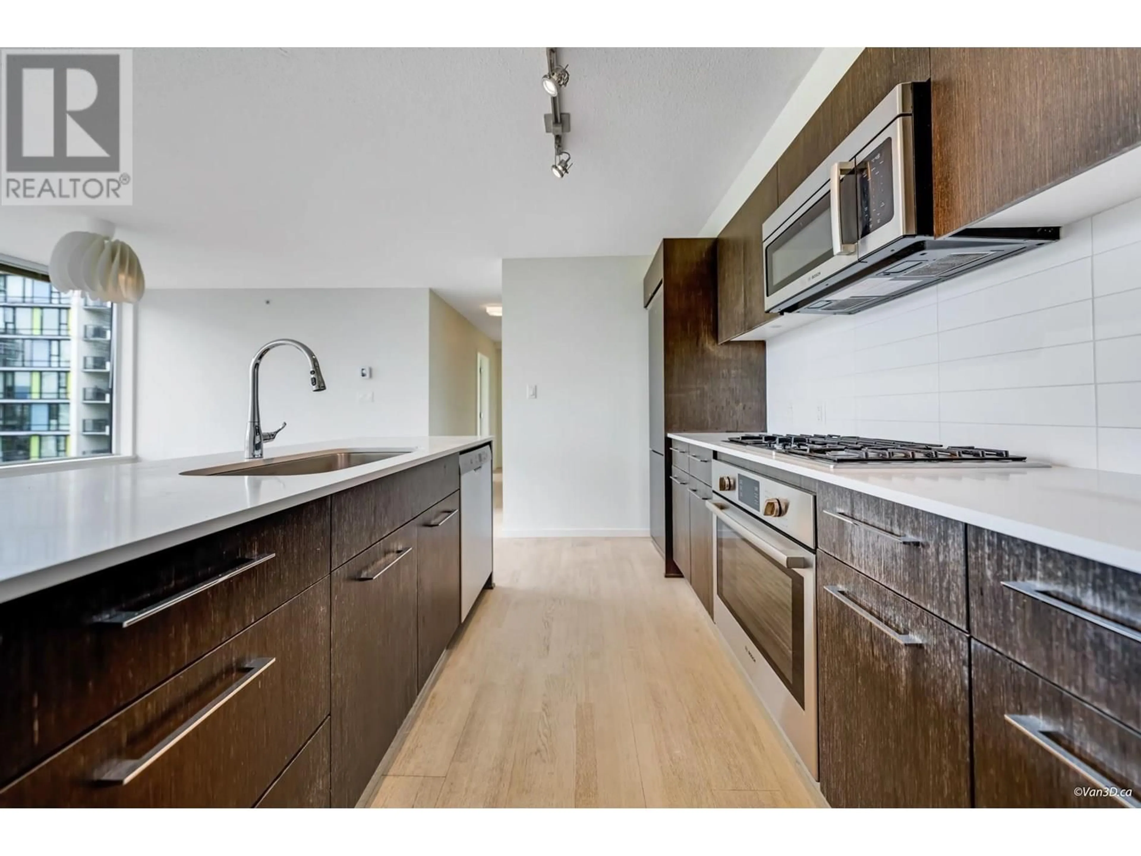 Standard kitchen, wood/laminate floor for 1110 - 7888 ACKROYD ROAD, Richmond British Columbia V6X0M9