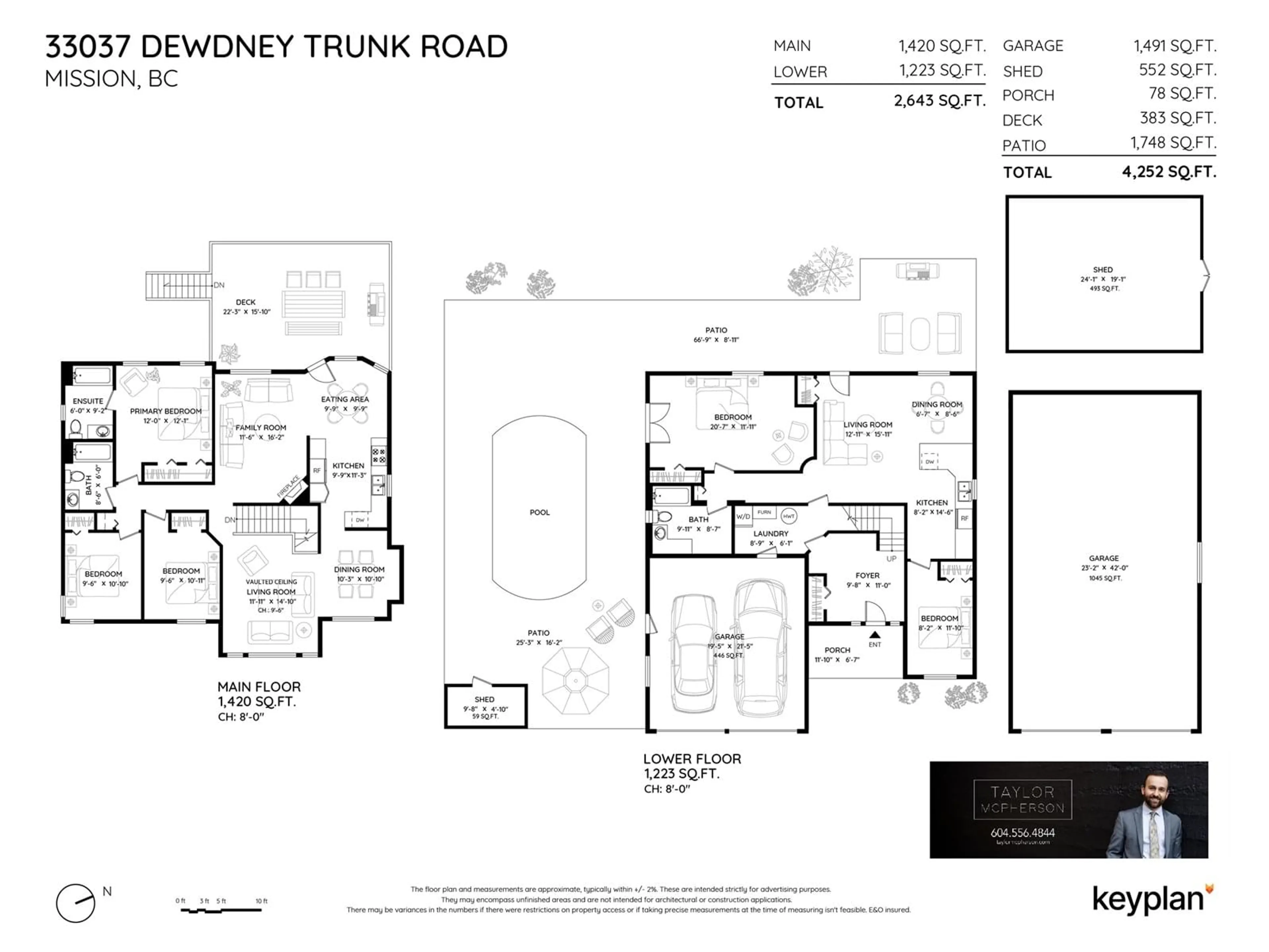 Floor plan for 33037 DEWDNEY TRUNK, Mission British Columbia V2V6X6
